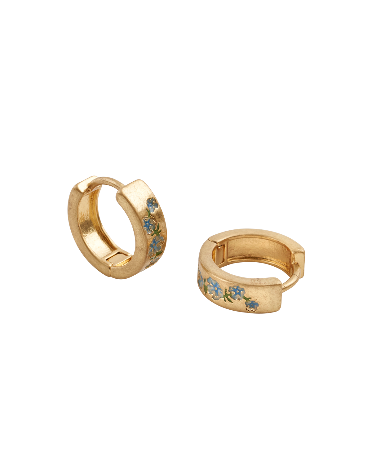 Boucles d’oreilles huggies Myosotis