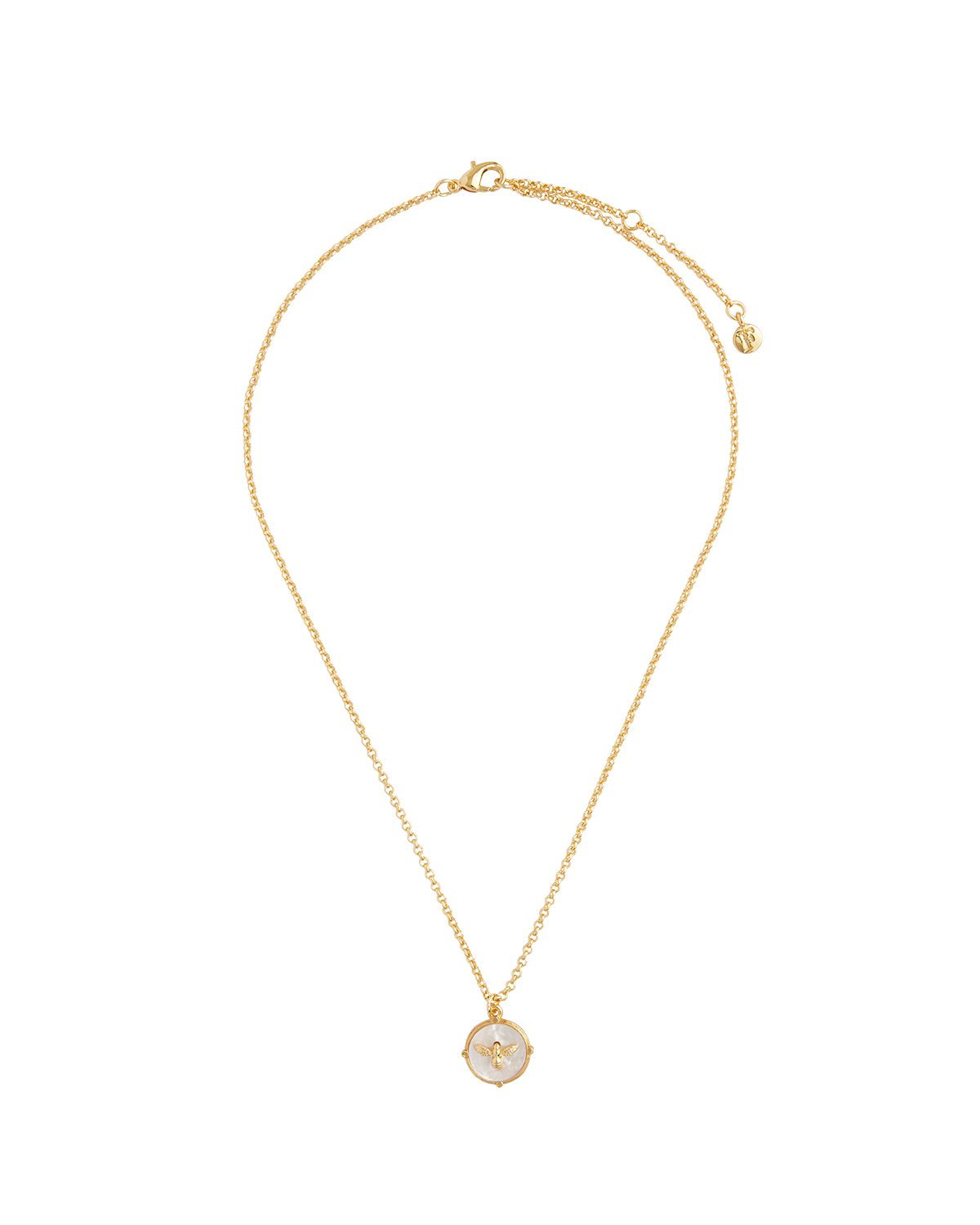Honey Bee & Pearl Pendant