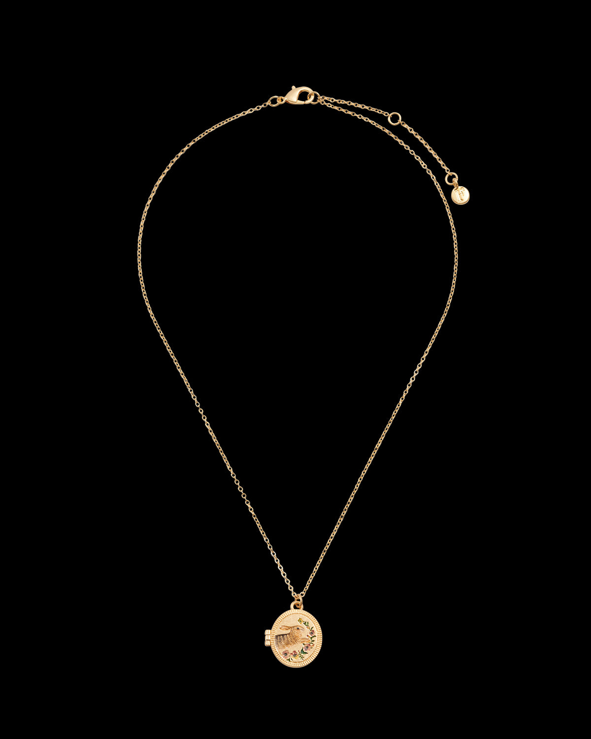 Collar Medallón Conejo