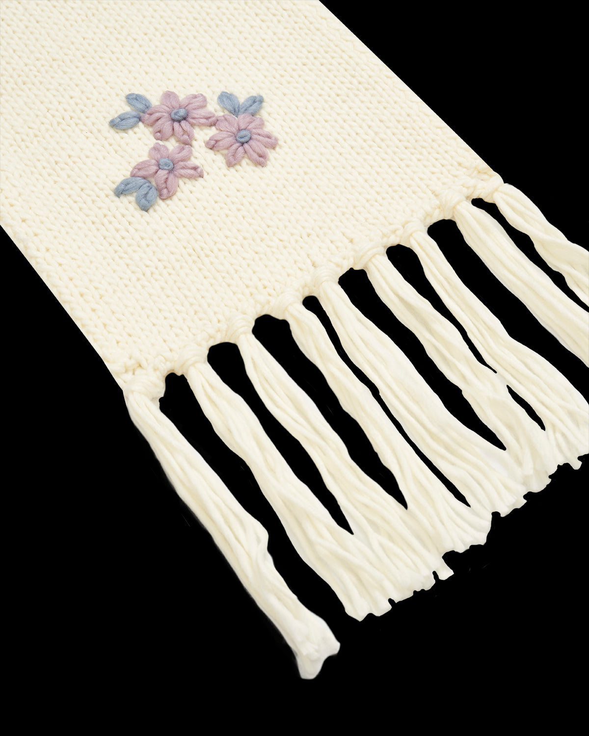 Bufanda de Punto Nomeolvides Crema