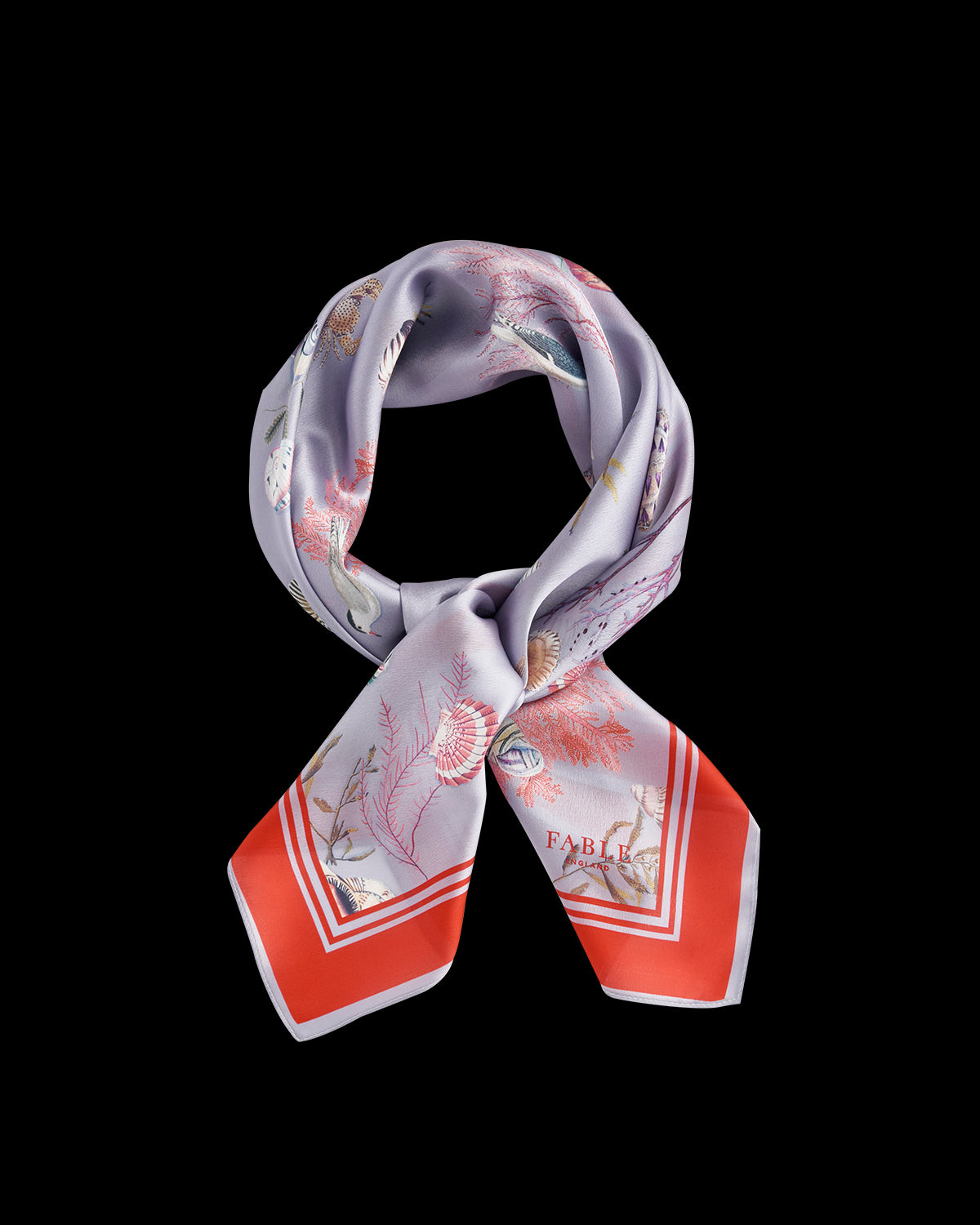 Blue Whispering Sands Square Scarf