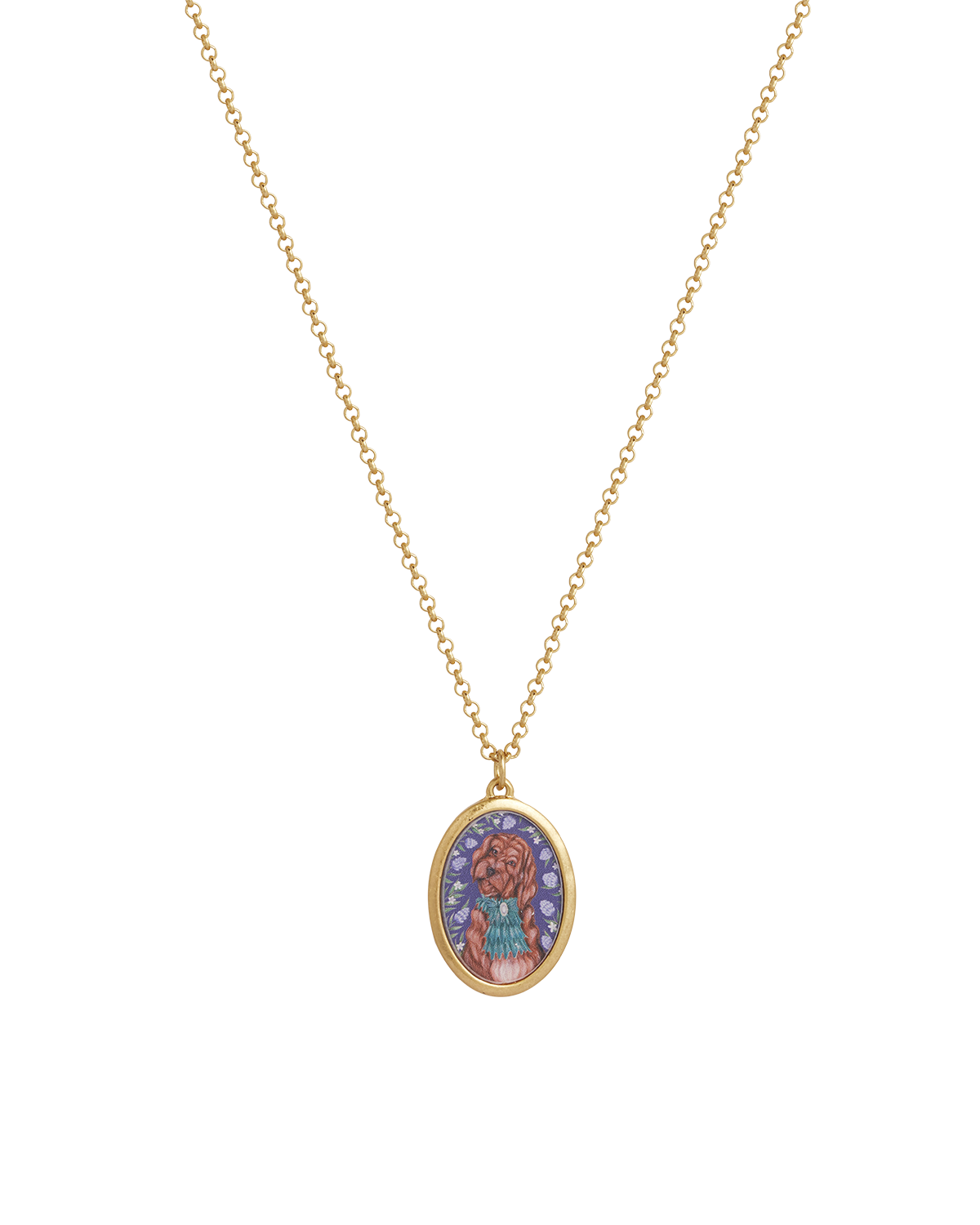 Catherine Rowe Pet Portraits Doodle Pendent Short Necklace