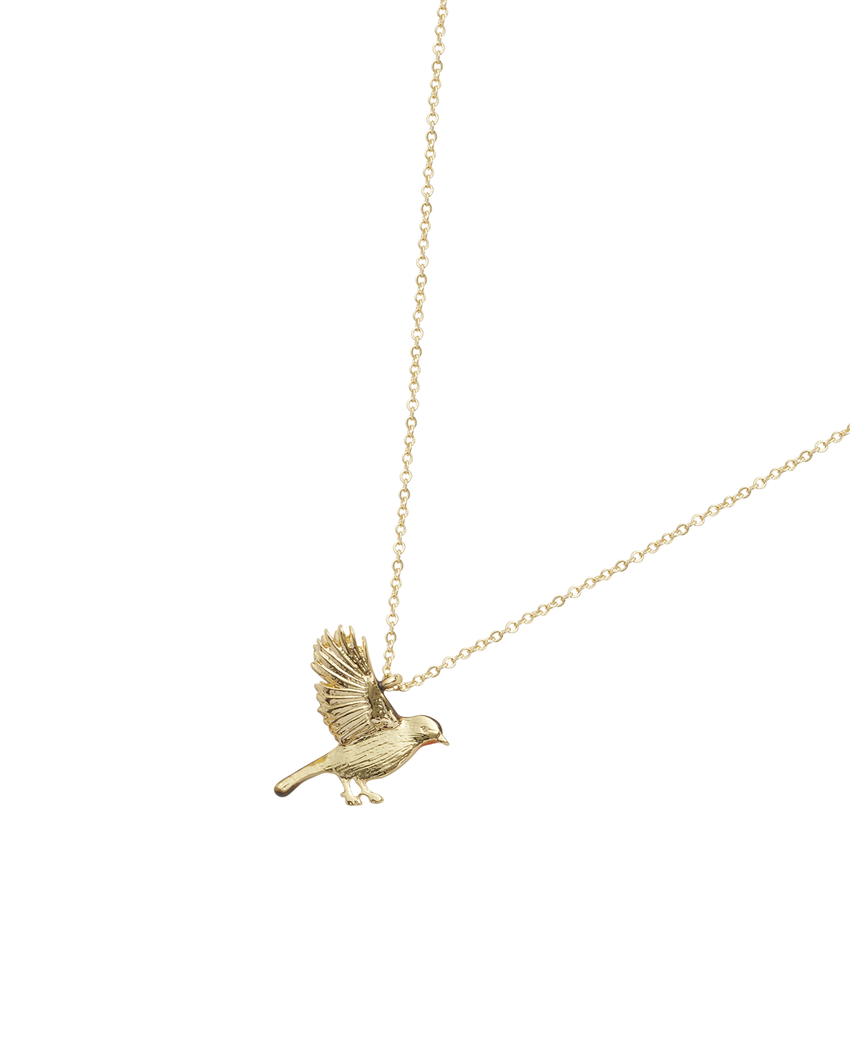 Collar de petirrojo esmaltado