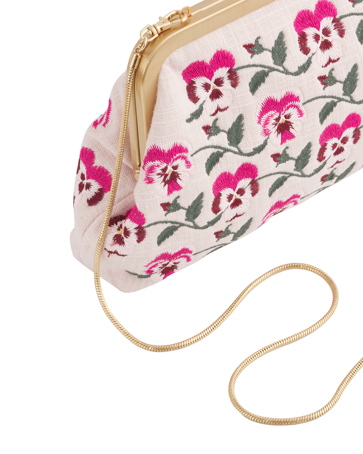 Rosa Pansy Victoriana Clutch