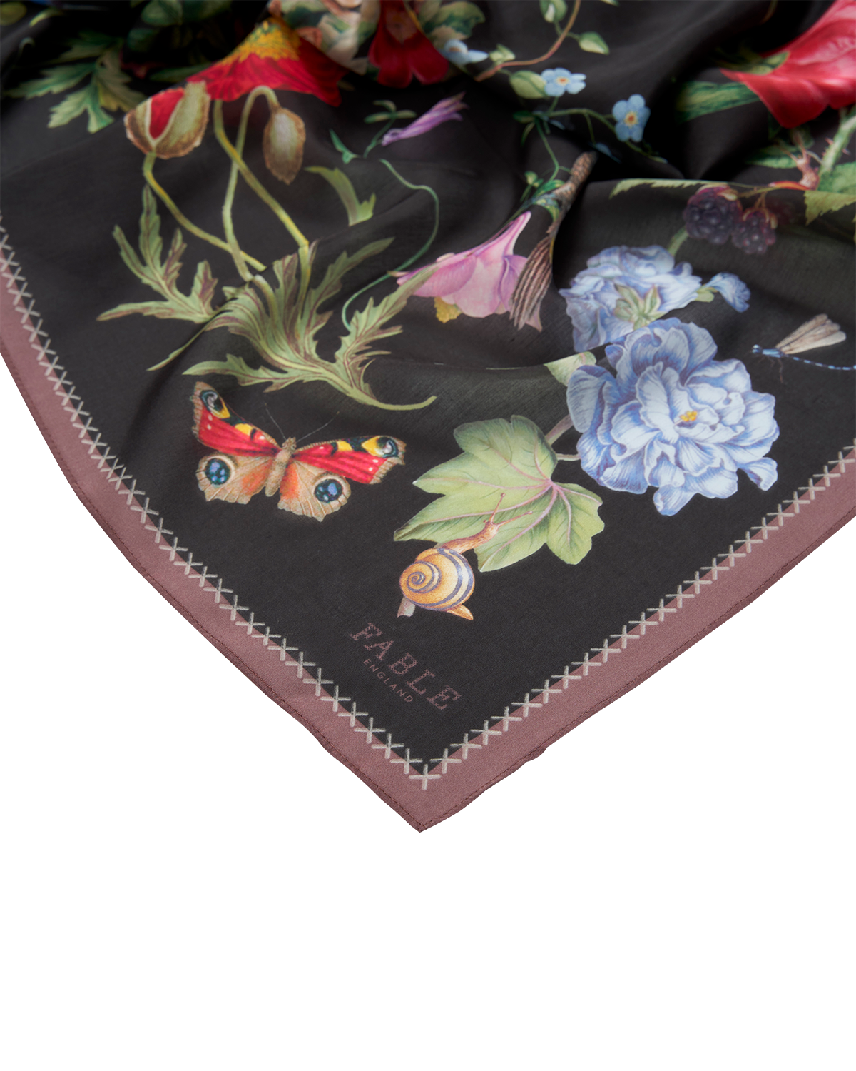 Alice's Garden Square Scarf