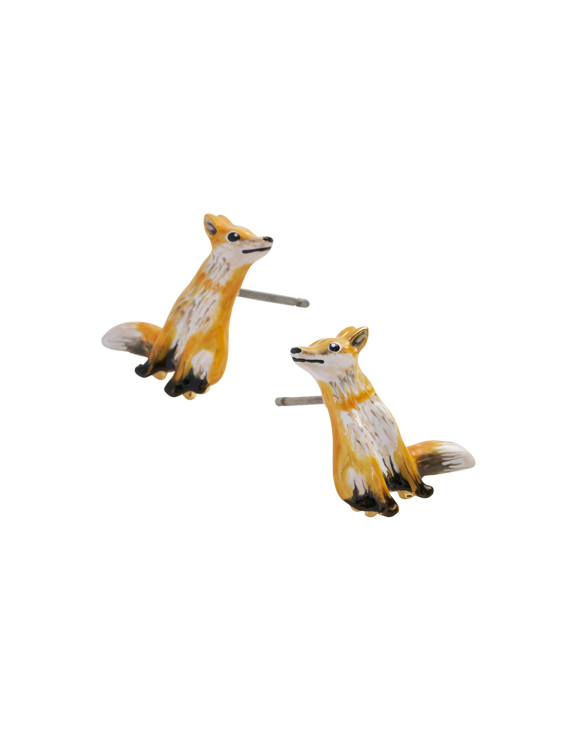Pendientes Zorro Esmaltados