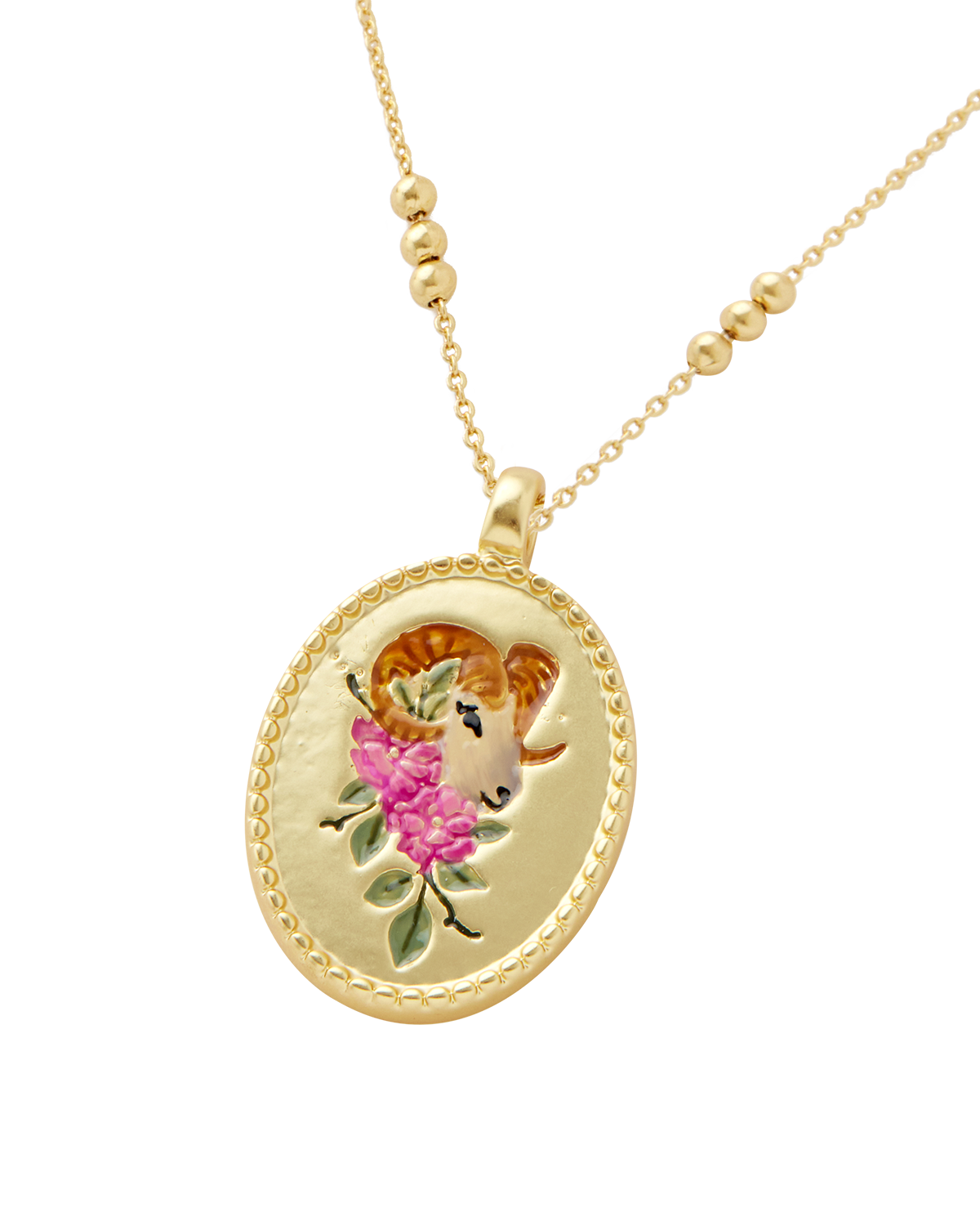 Aries ゾディアック おひつじ座のネックレス