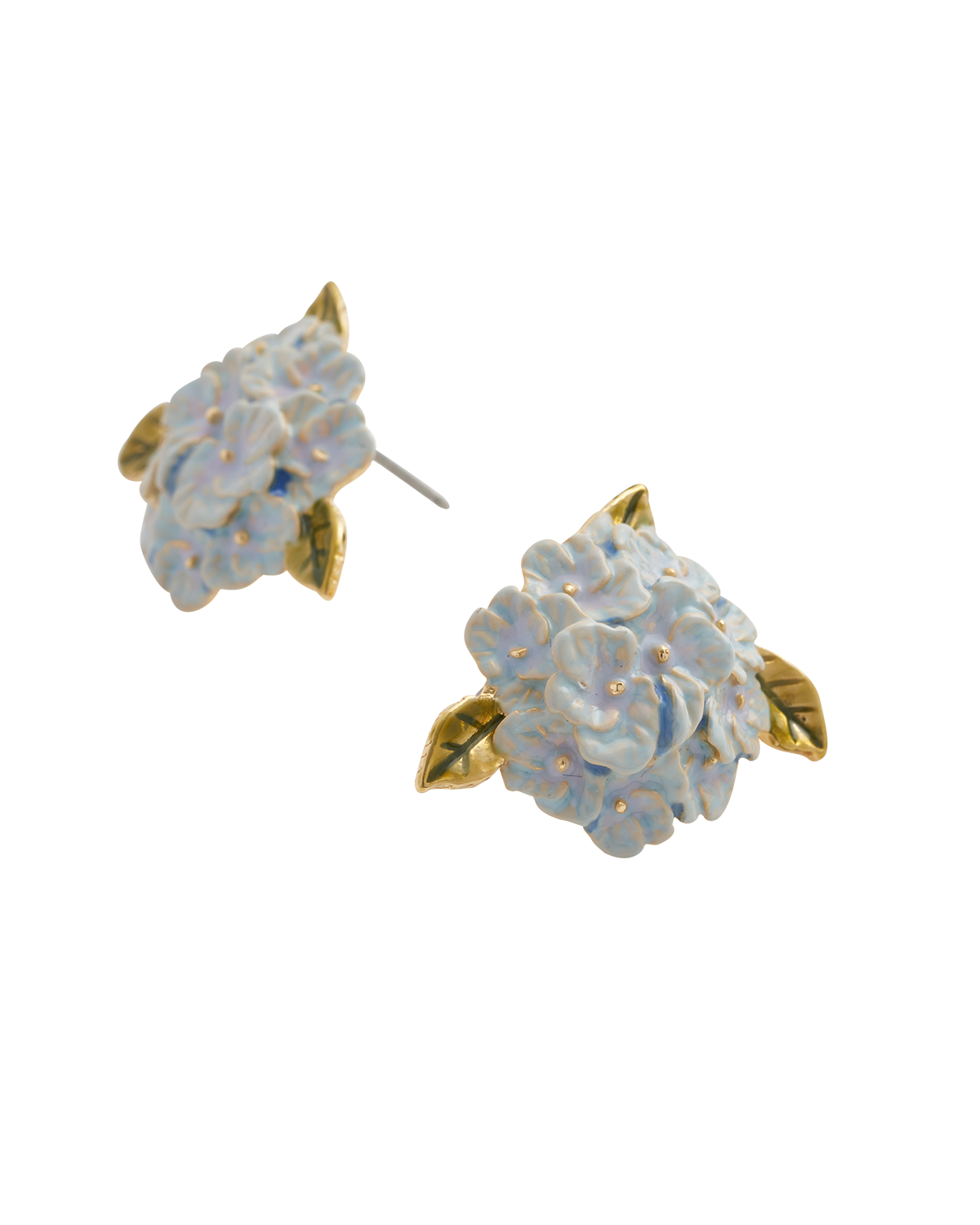 Pendientes Hortensias Esmaltadas