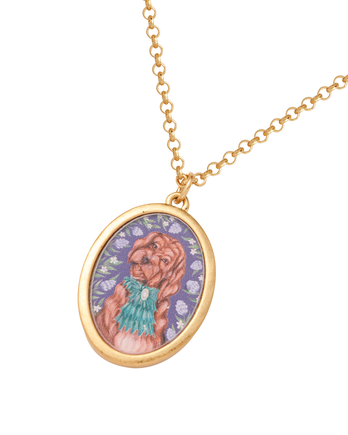 Catherine Rowe Pet Portraits Doodle Pendent Short Necklace