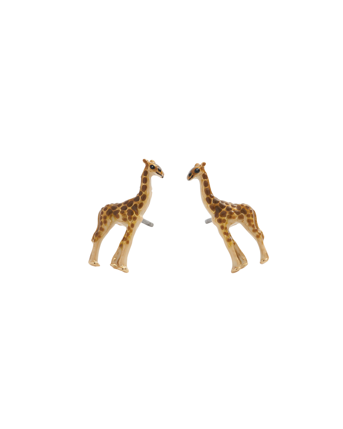 Pendientes stud de jirafa