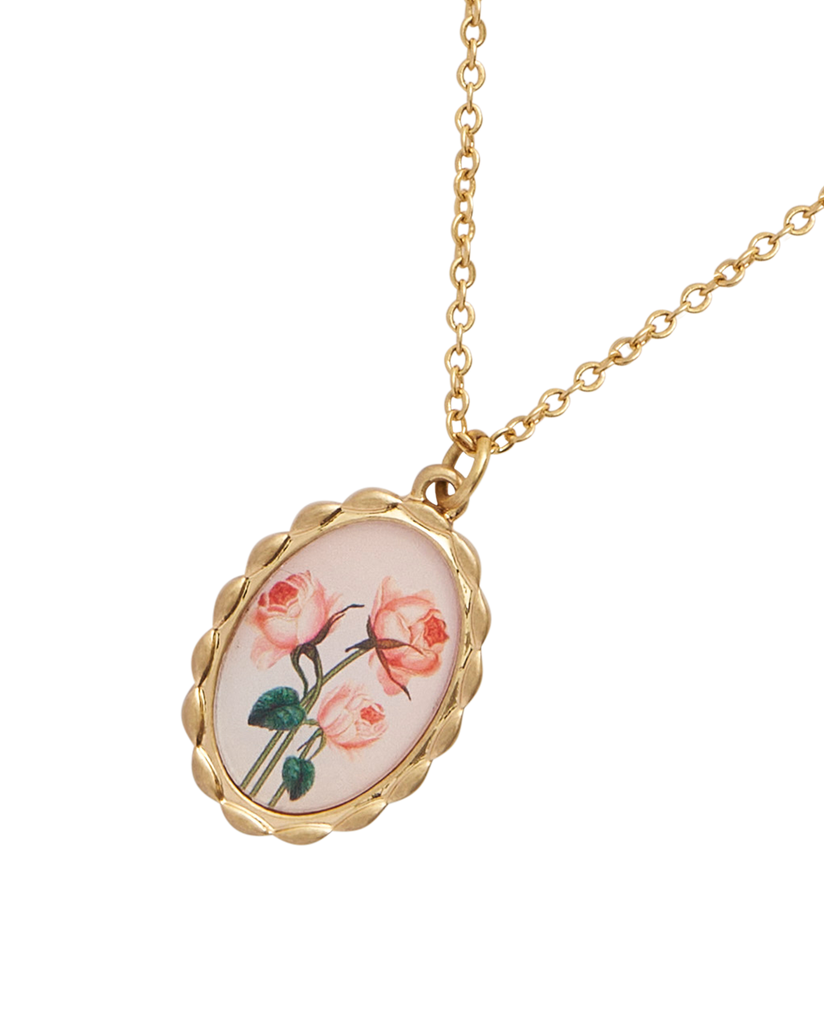 Collar Rosas en Marco