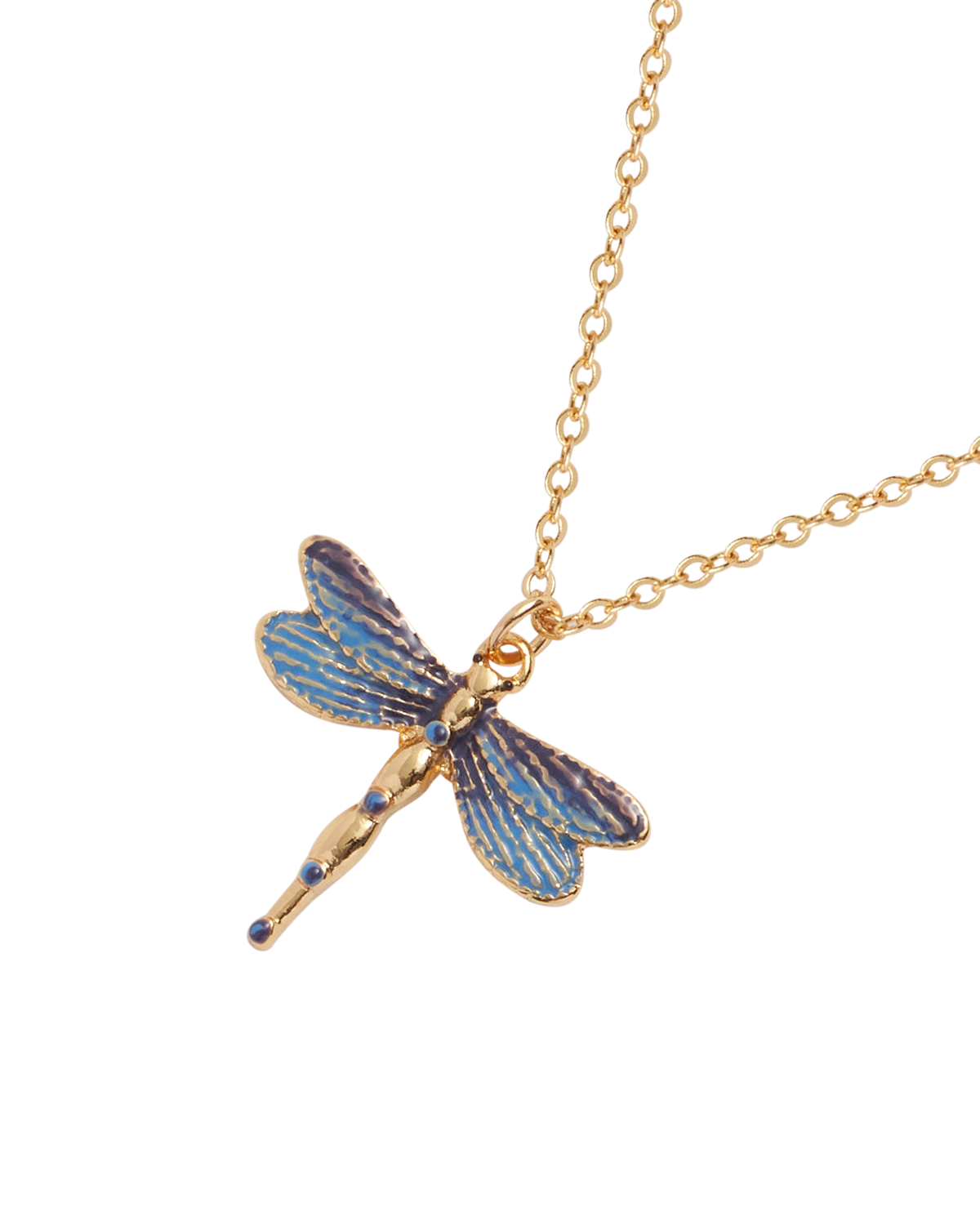 Dragonfly Crystal Necklace