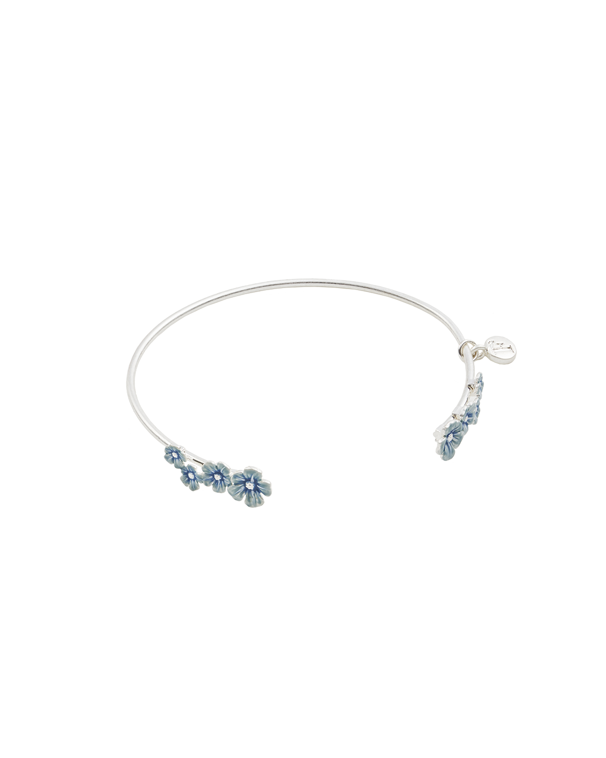 Brazalete Forget-Me-Noto - Plateado