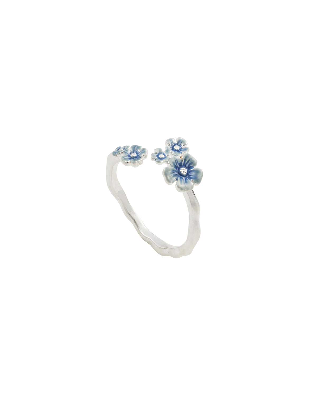 Anillo Forget-Me-Not Plateado