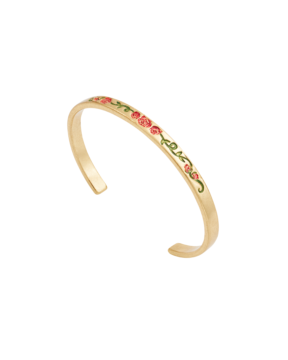 Brazalete Rosa Inglesa - Dorado