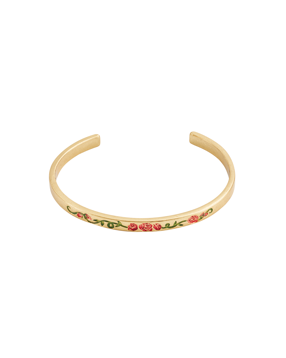 Brazalete Rosa Inglesa - Dorado