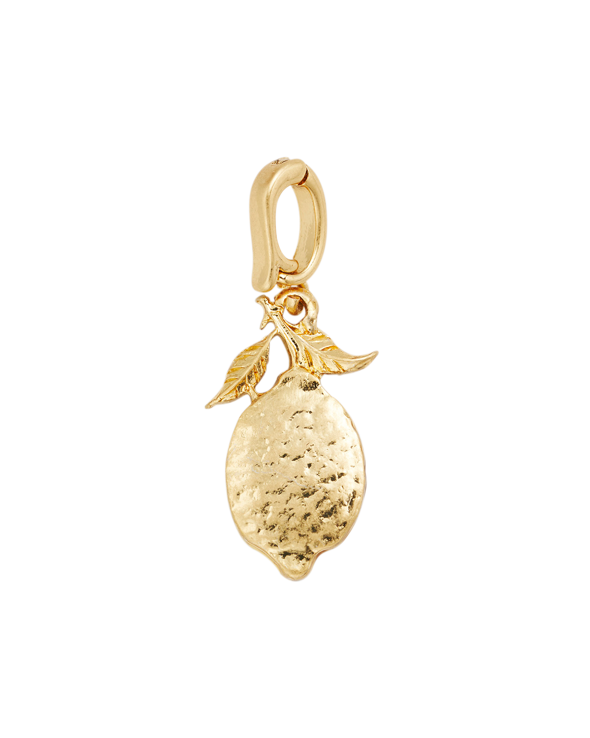 Fable England x Peter Rabbit Lemon Charm in gold-plated brass, featuring a detailed hand-painted lemon design.