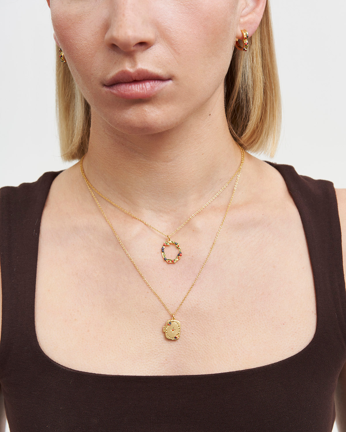 Orla Hedgerow Necklace in Gold