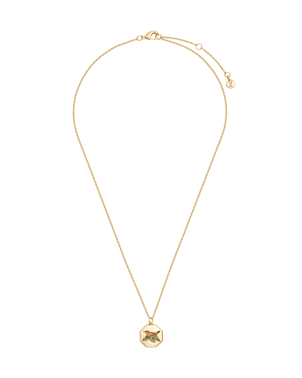 Wren & Blackberry Necklace in Gold