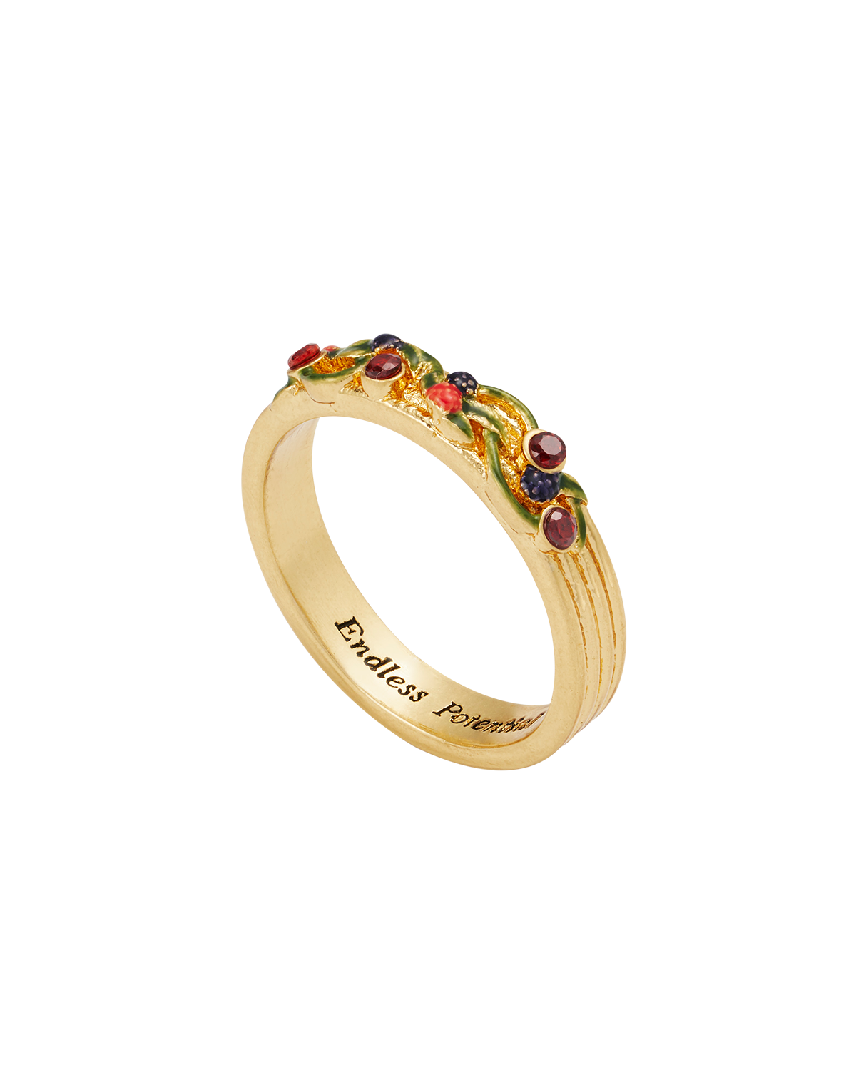 Orla Hedgerow Ring in Gold
