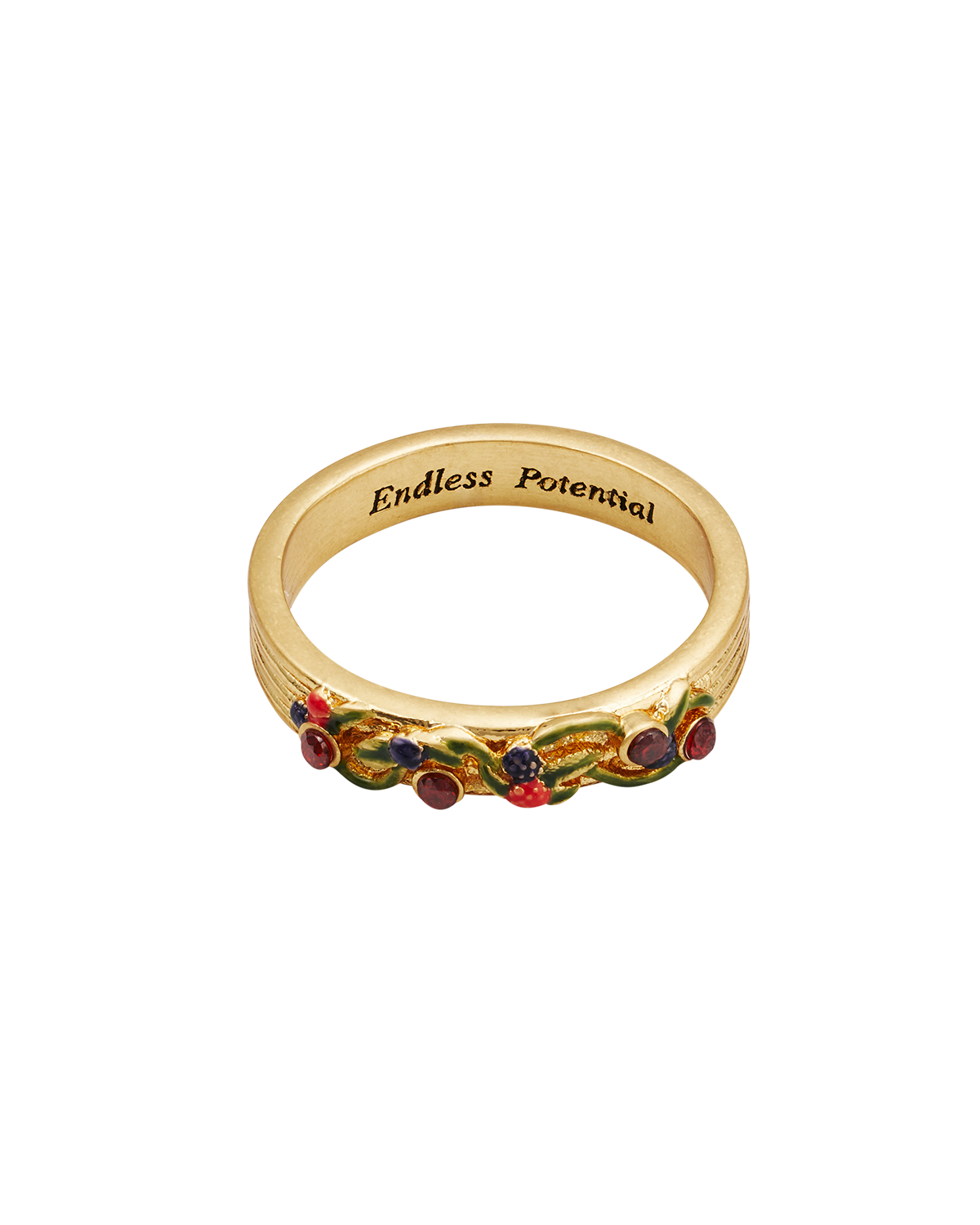 Orla Hedgerow Ring in Gold