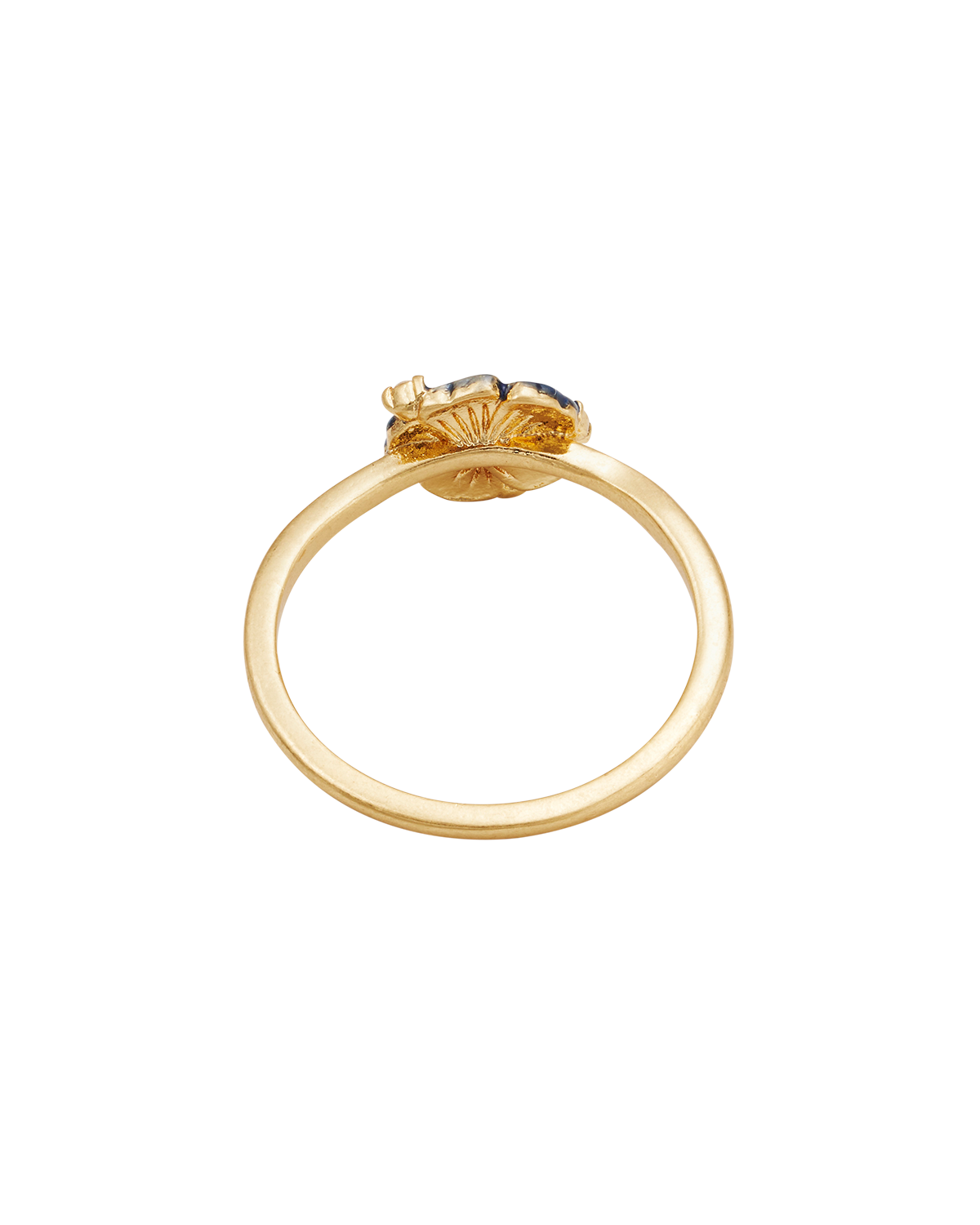 Larkspur Mini Stacking Ring in Gold