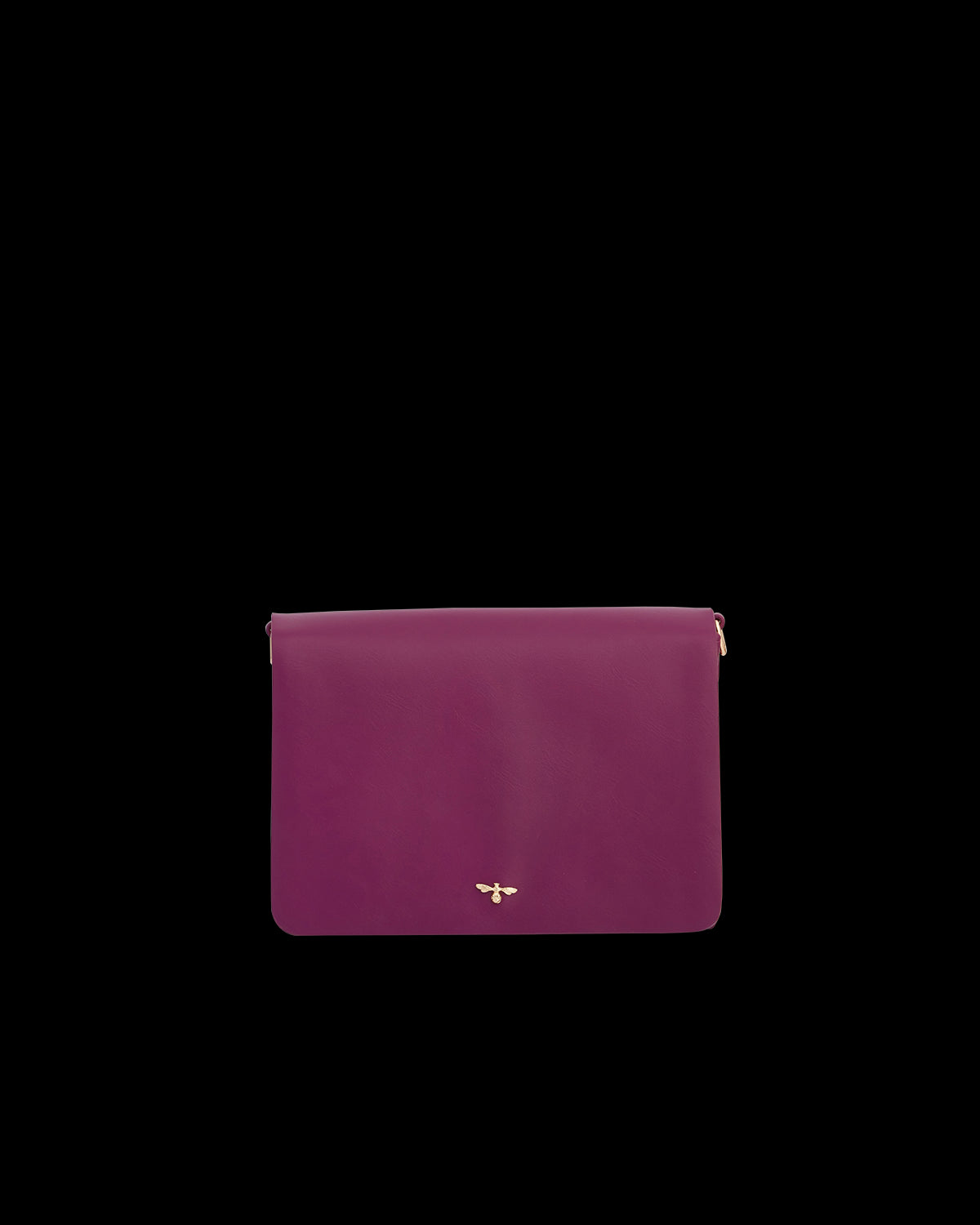 Bolso Bandolera Flores - Ciruela