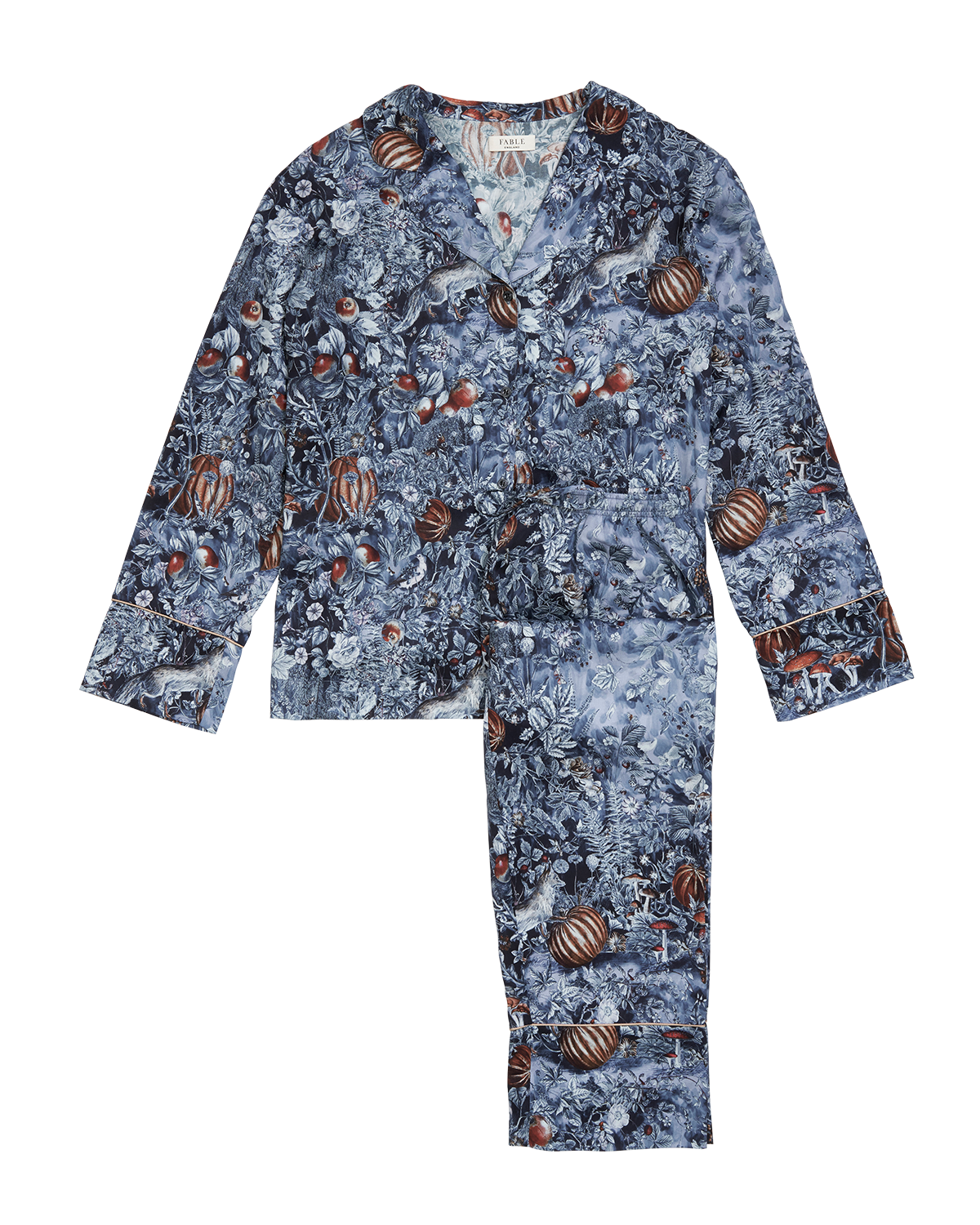 Pijama Nocturnal Garden - Azul