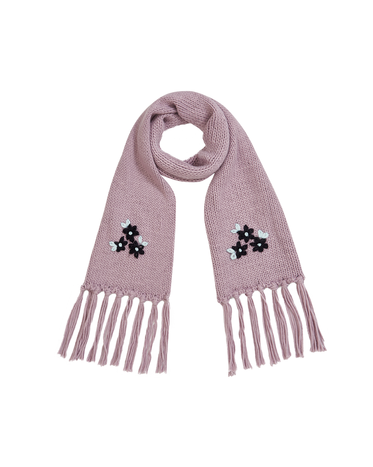 Bufanda de Punto Nomeolvides Lila