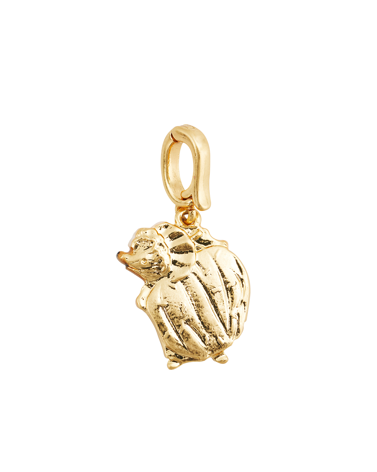 Fable England x Peter Rabbit Mrs Tiggy-Winkle Charm in 22ct worn gold-plated brass, hand-painted and detailed.