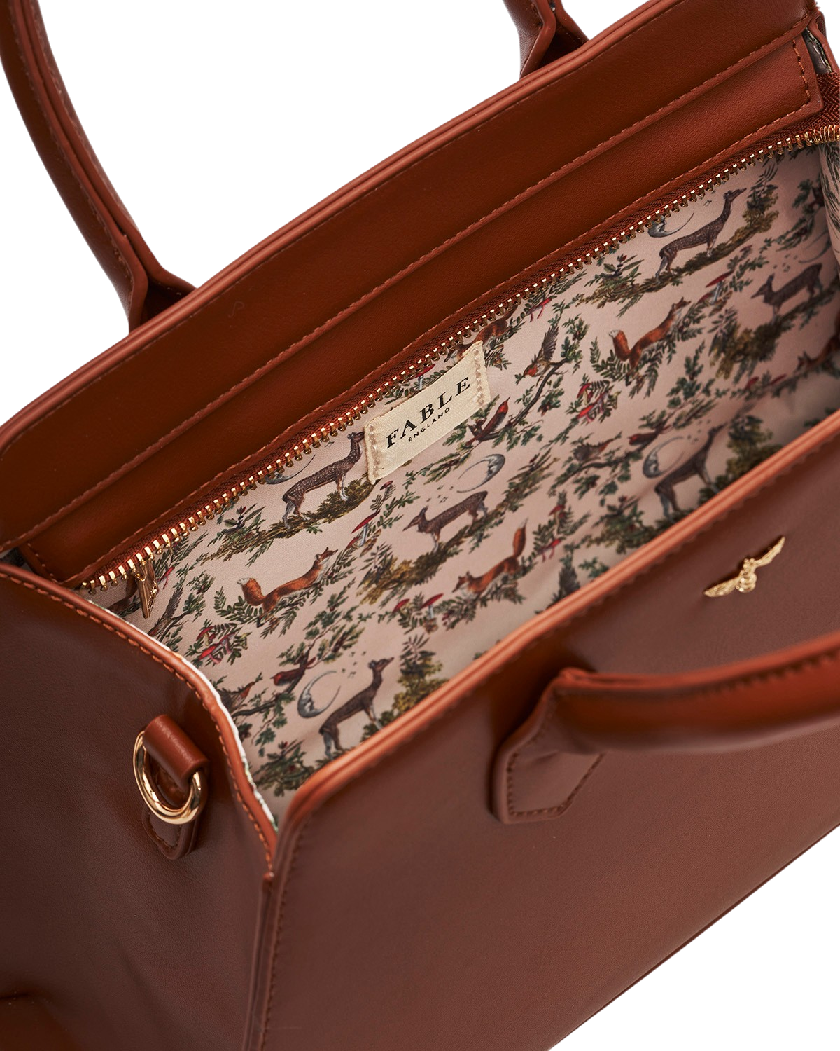 Grace Structured Tote in Tan