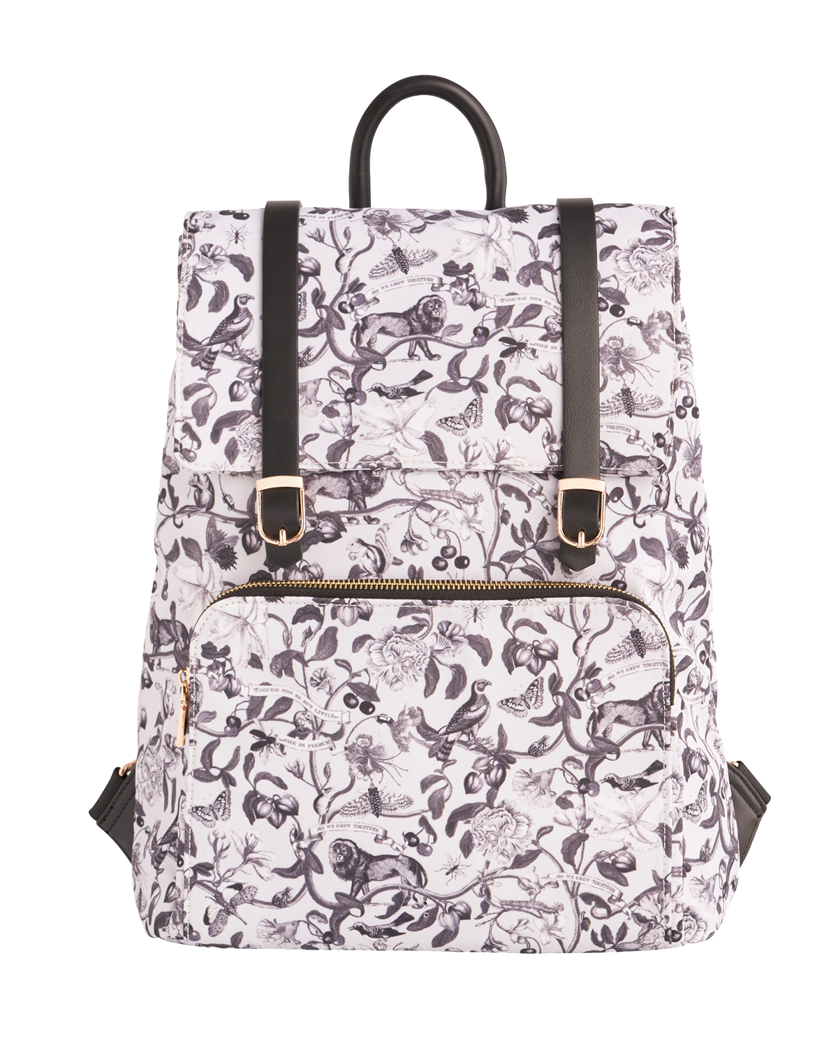 Mochila Mediana Tree Of Life Monocromática