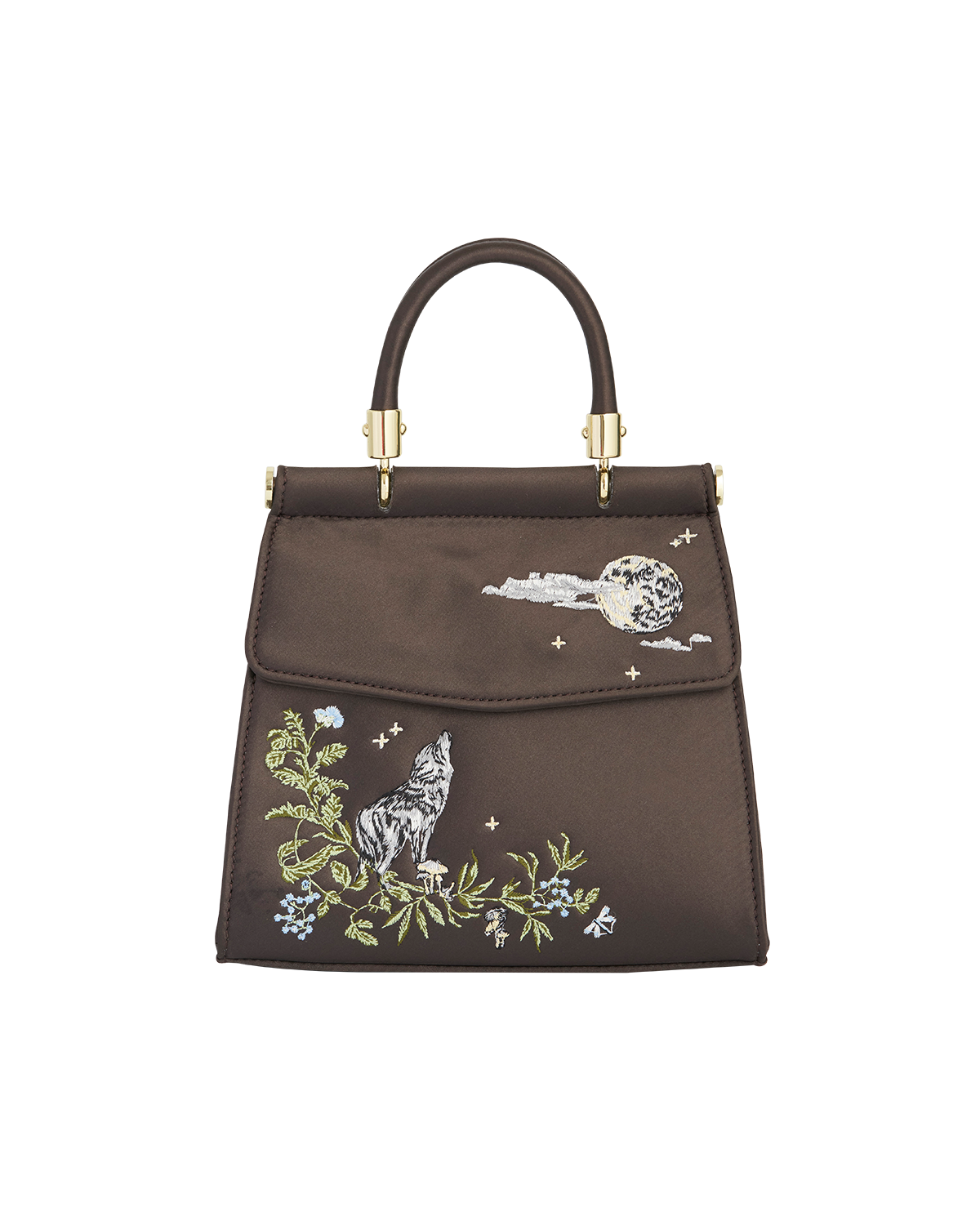 Bolso Satinado Lobo & Luna