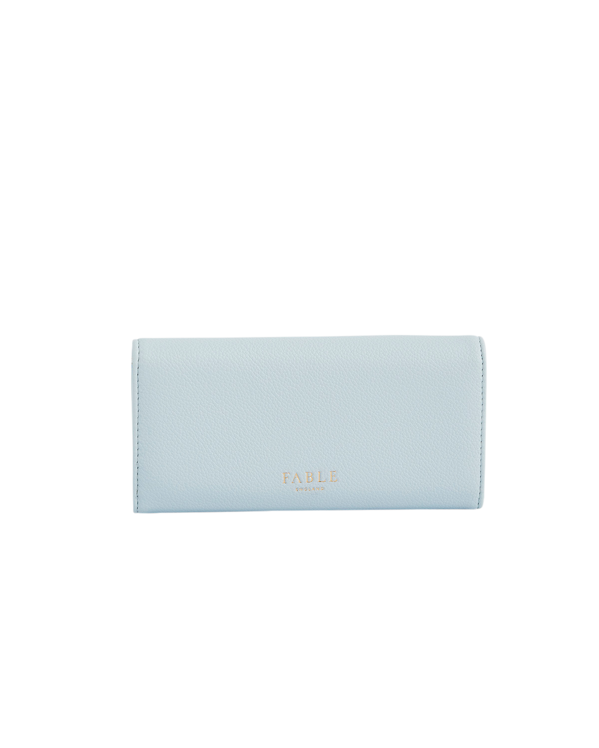 Swallow Embroidered Large Blue Purse