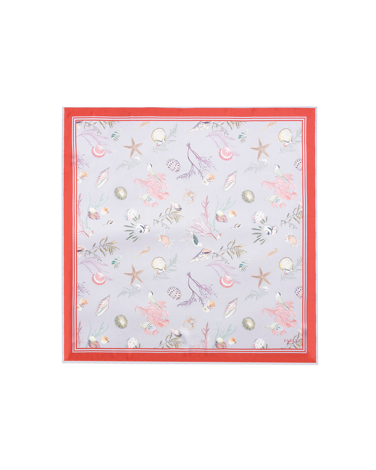 Blue Whispering Sands Square Scarf