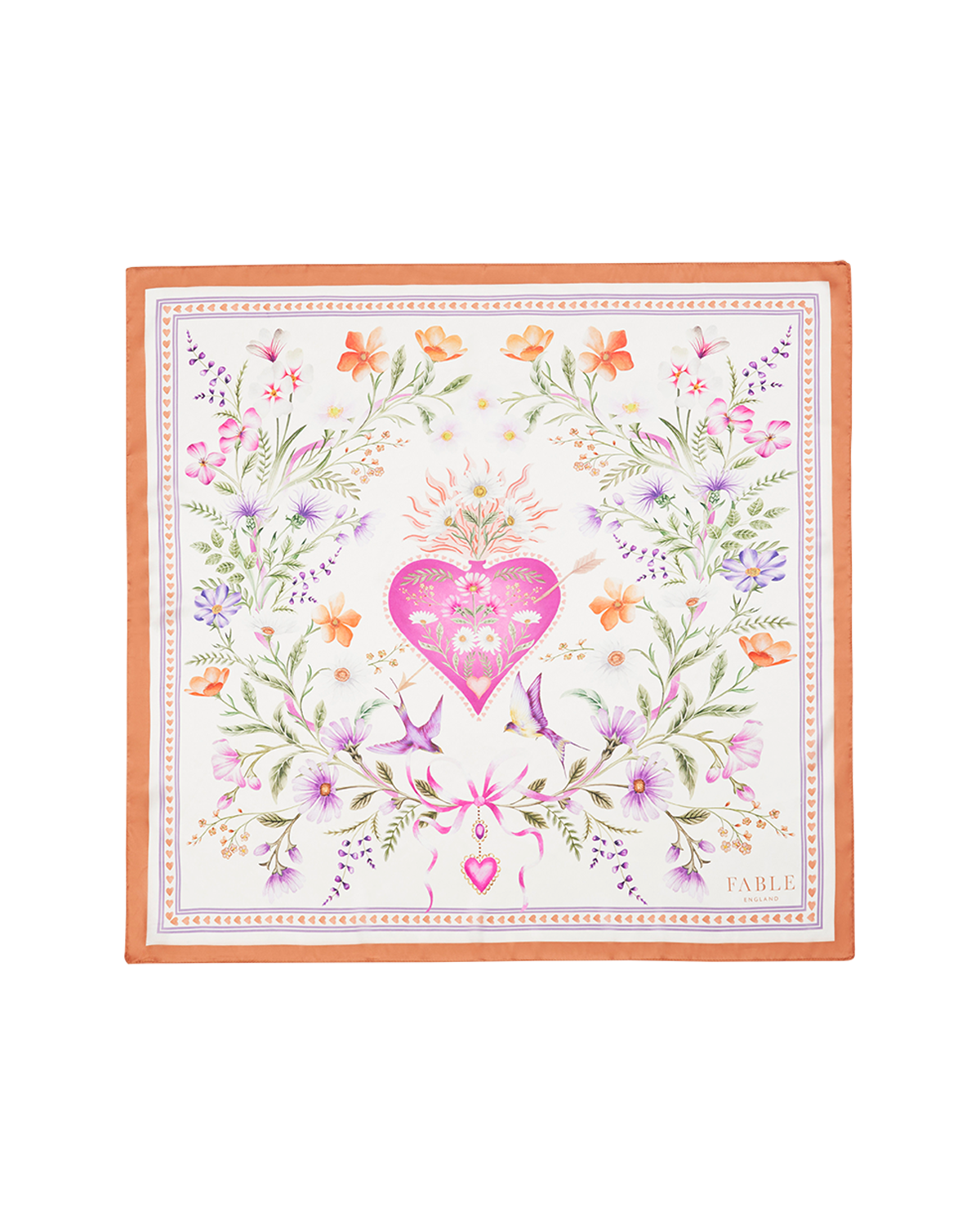Ivory Penelope Medium Square Scarf