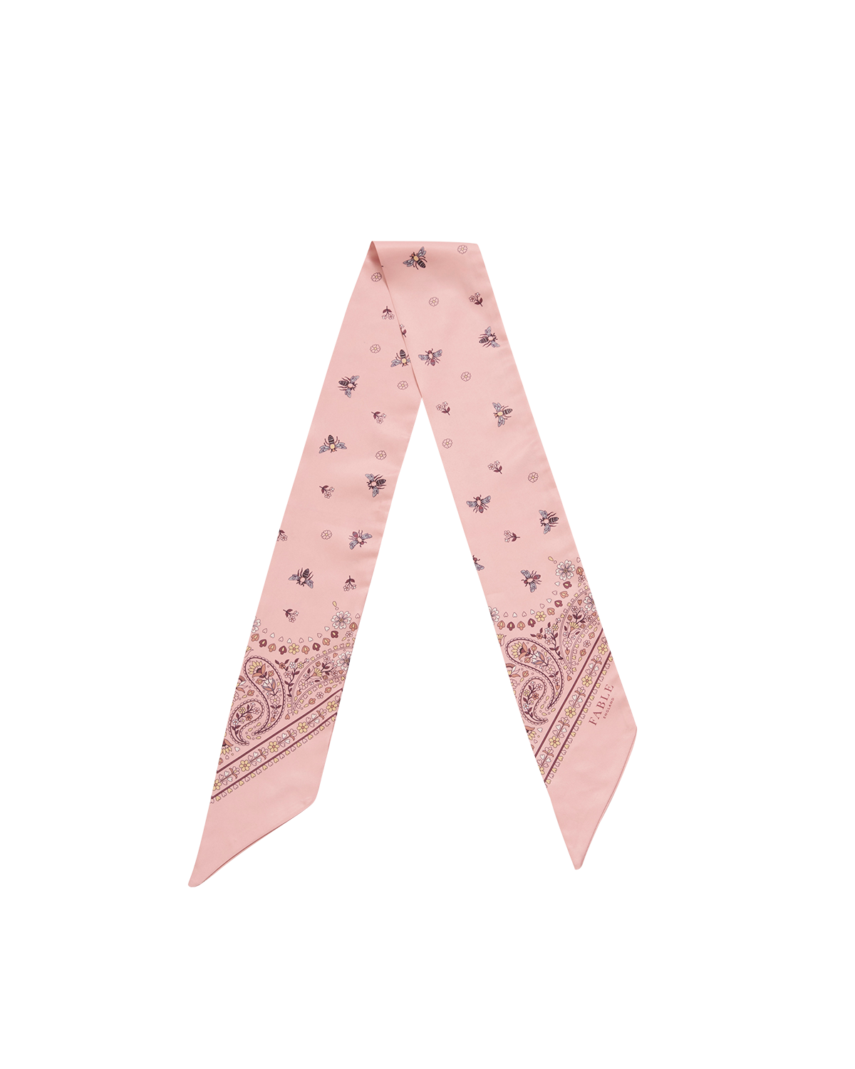 Pink Eve Skinny Scarf
