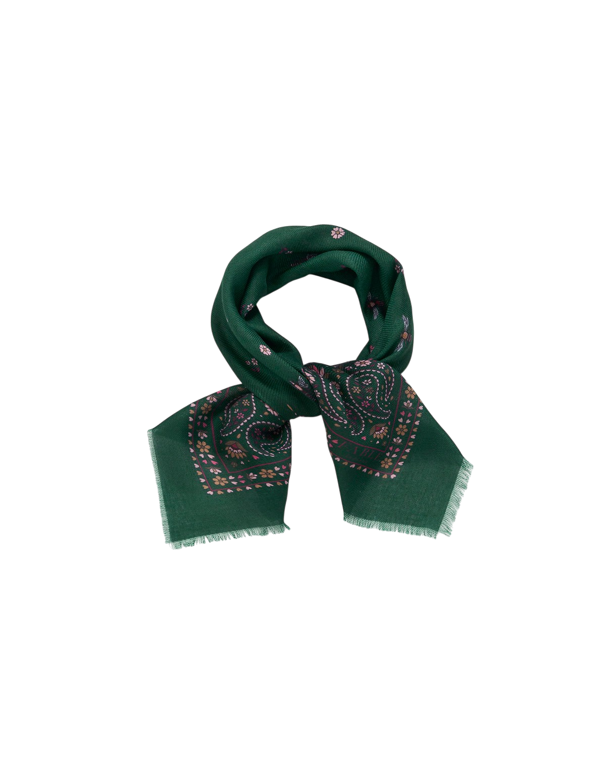 Paisley Bee Bandana Scarf in Green