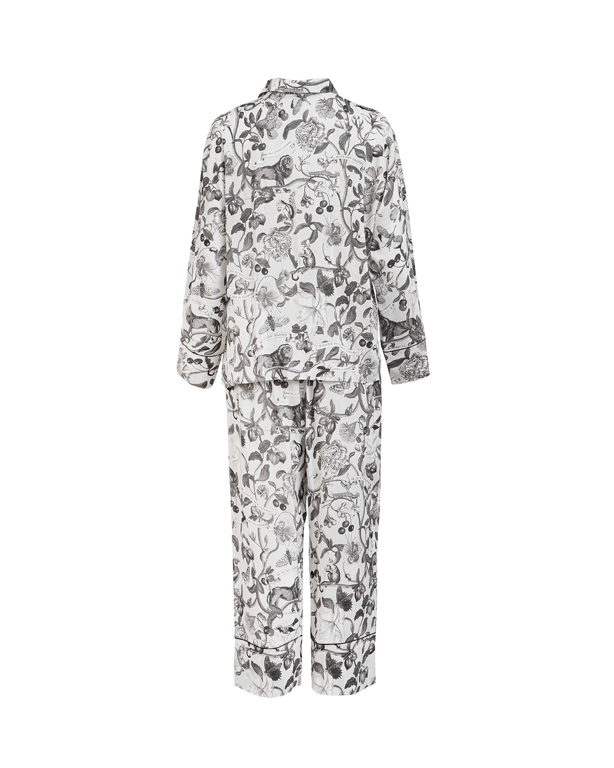 Tree of Life Monochrome Long Pyjamas