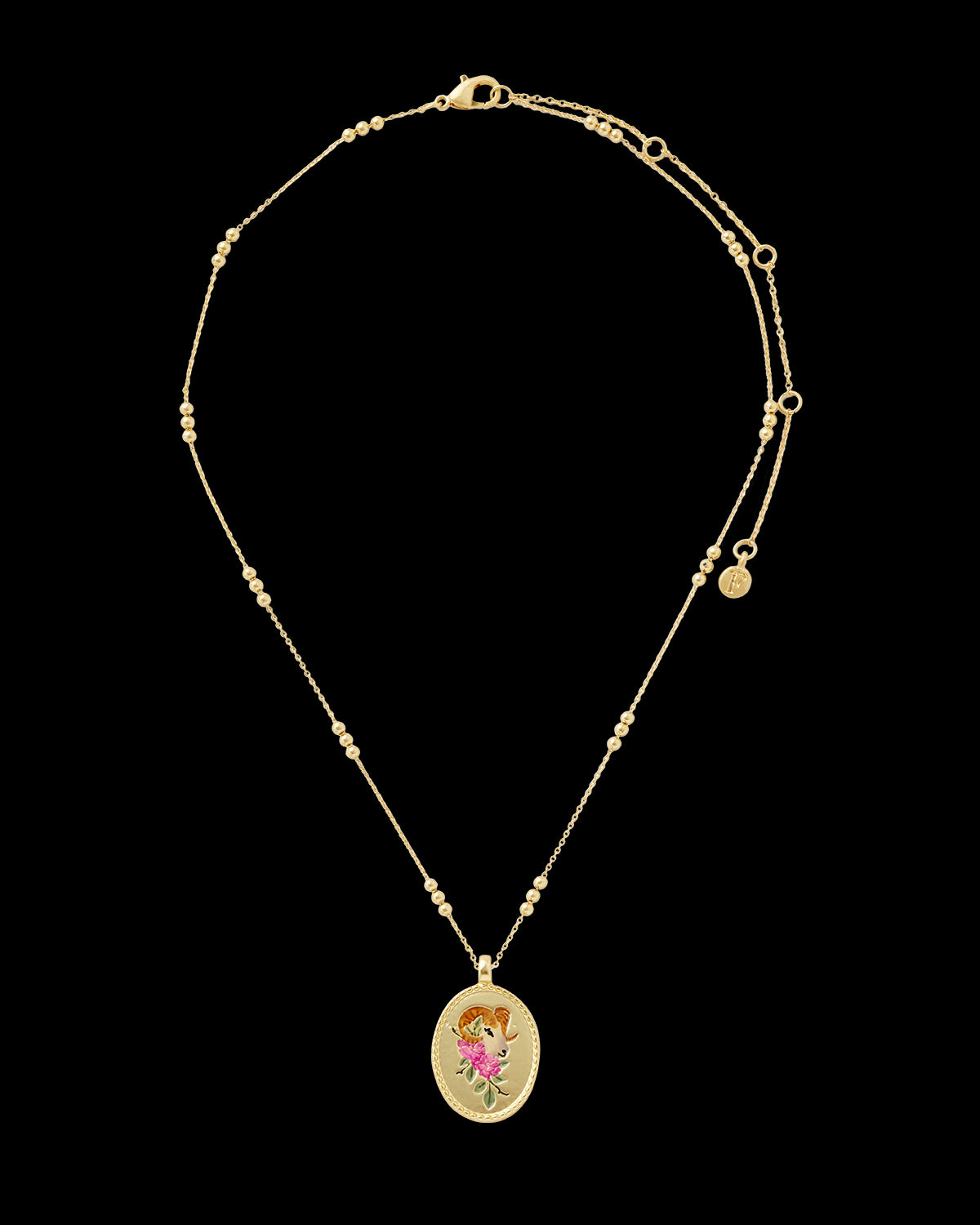 Aries ゾディアック おひつじ座のネックレス