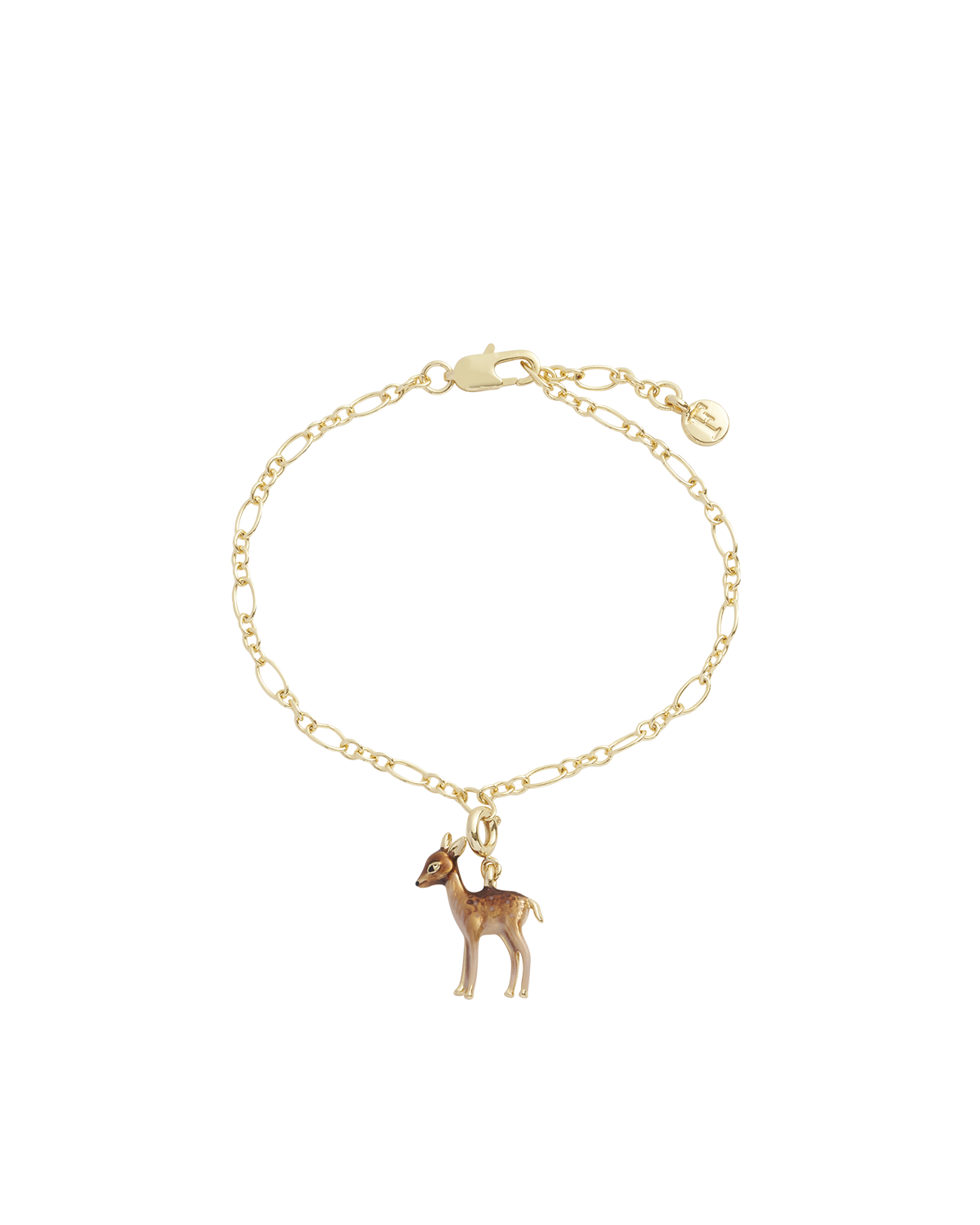 Enamel Fawn Charm