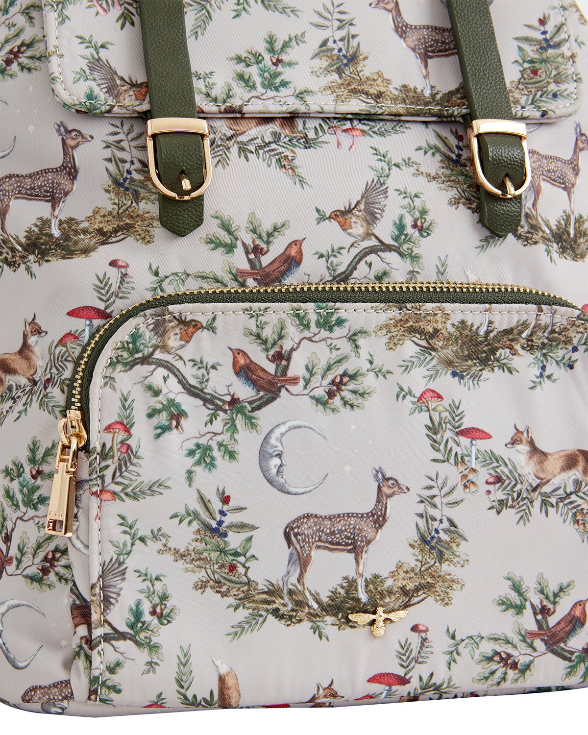 A Night's Tale Woodland Mini Backpack Crystal Grey