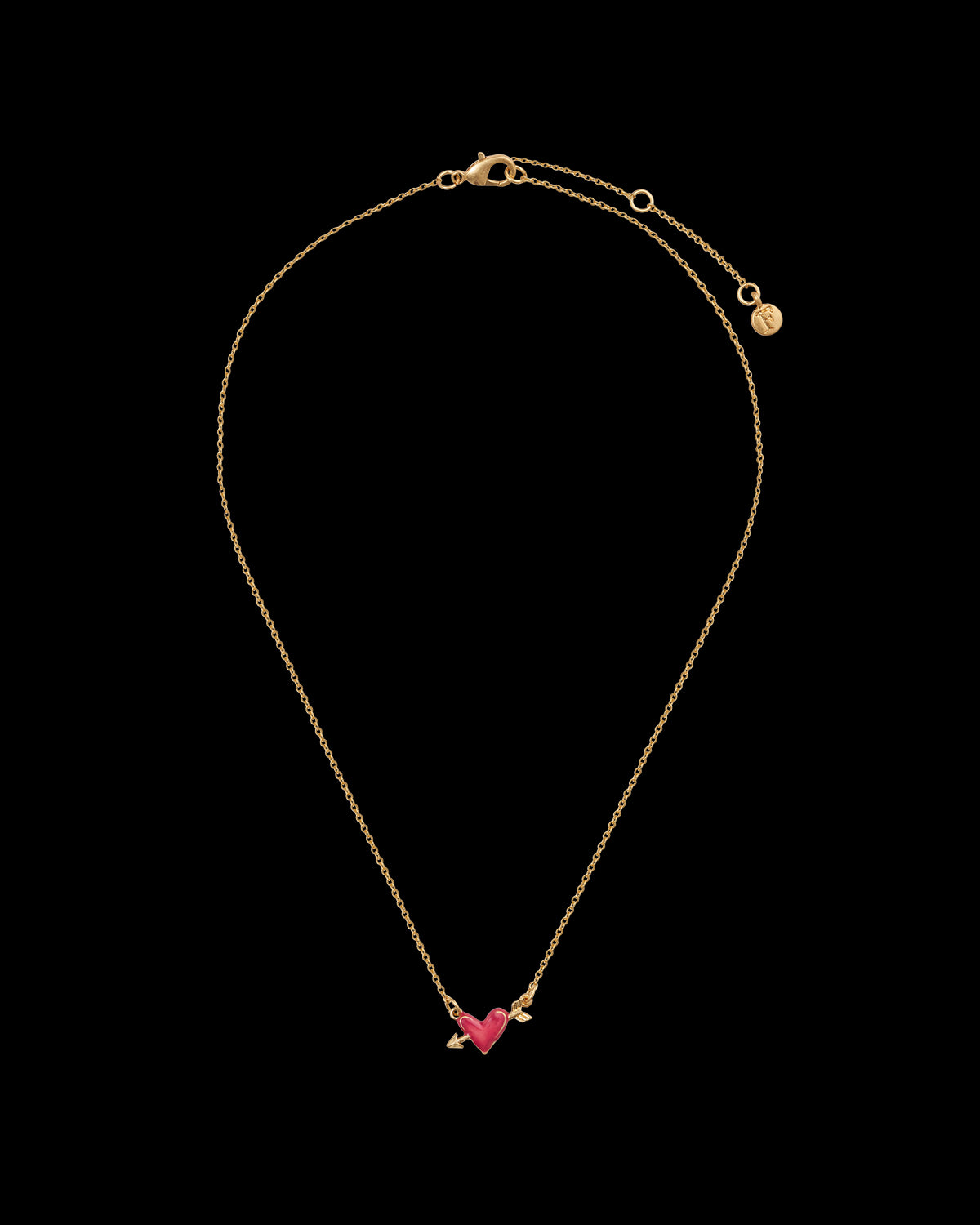Liebeskummer Herz Halskette