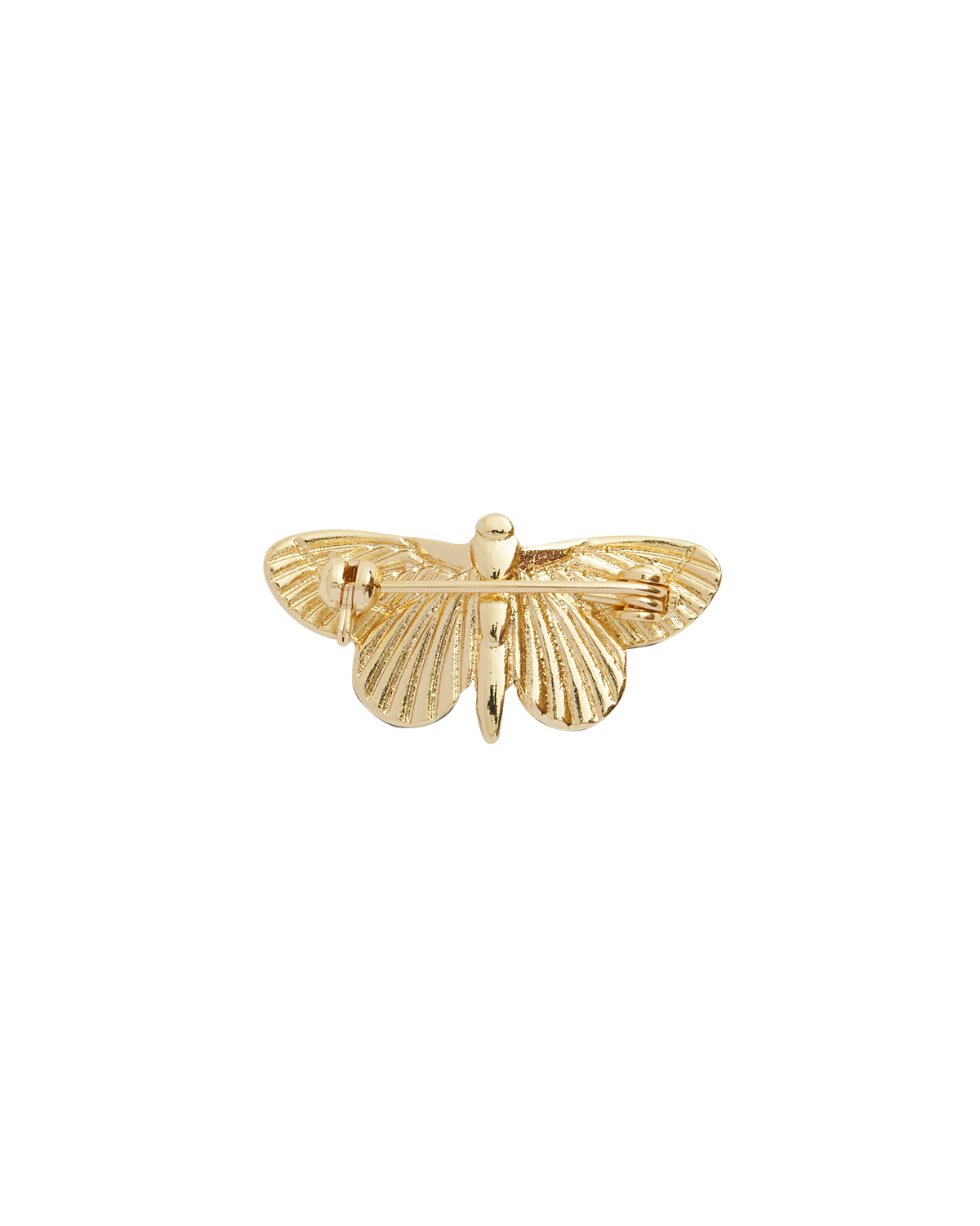 Deco Butterfly Blue Brooch
