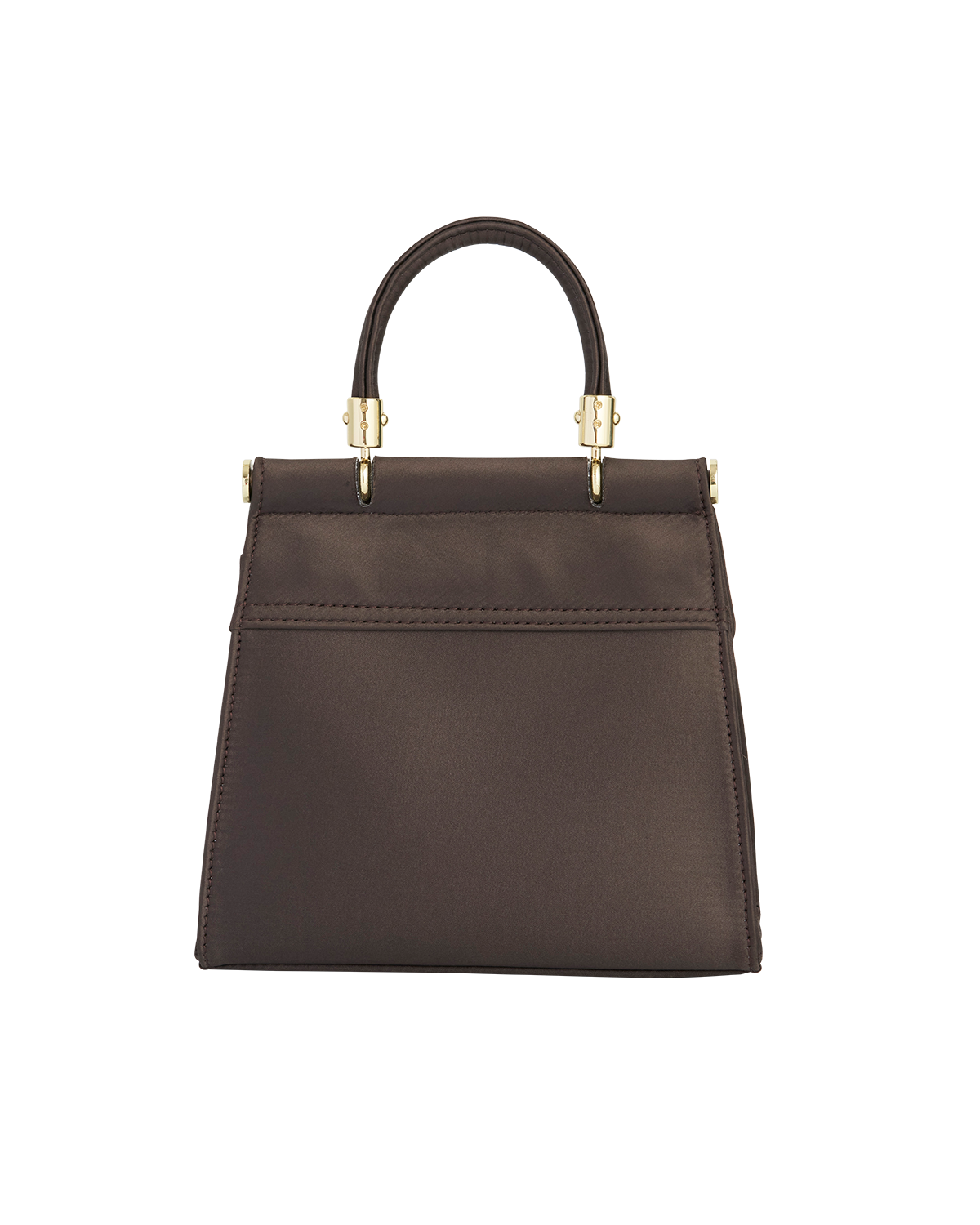 Wolf & Moon Embroidered Charcoal Satin Tote