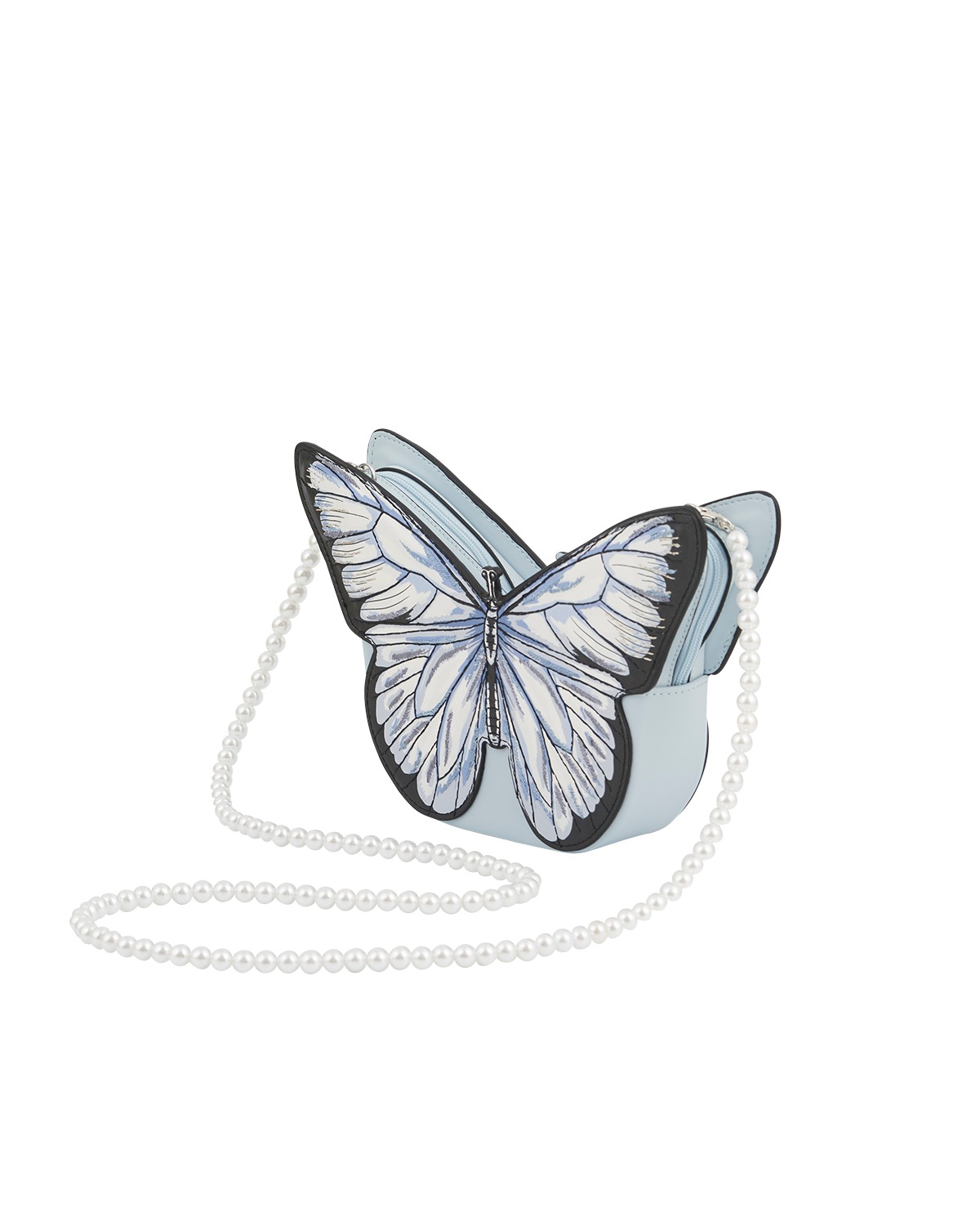 Blaue Schmetterlingstasche