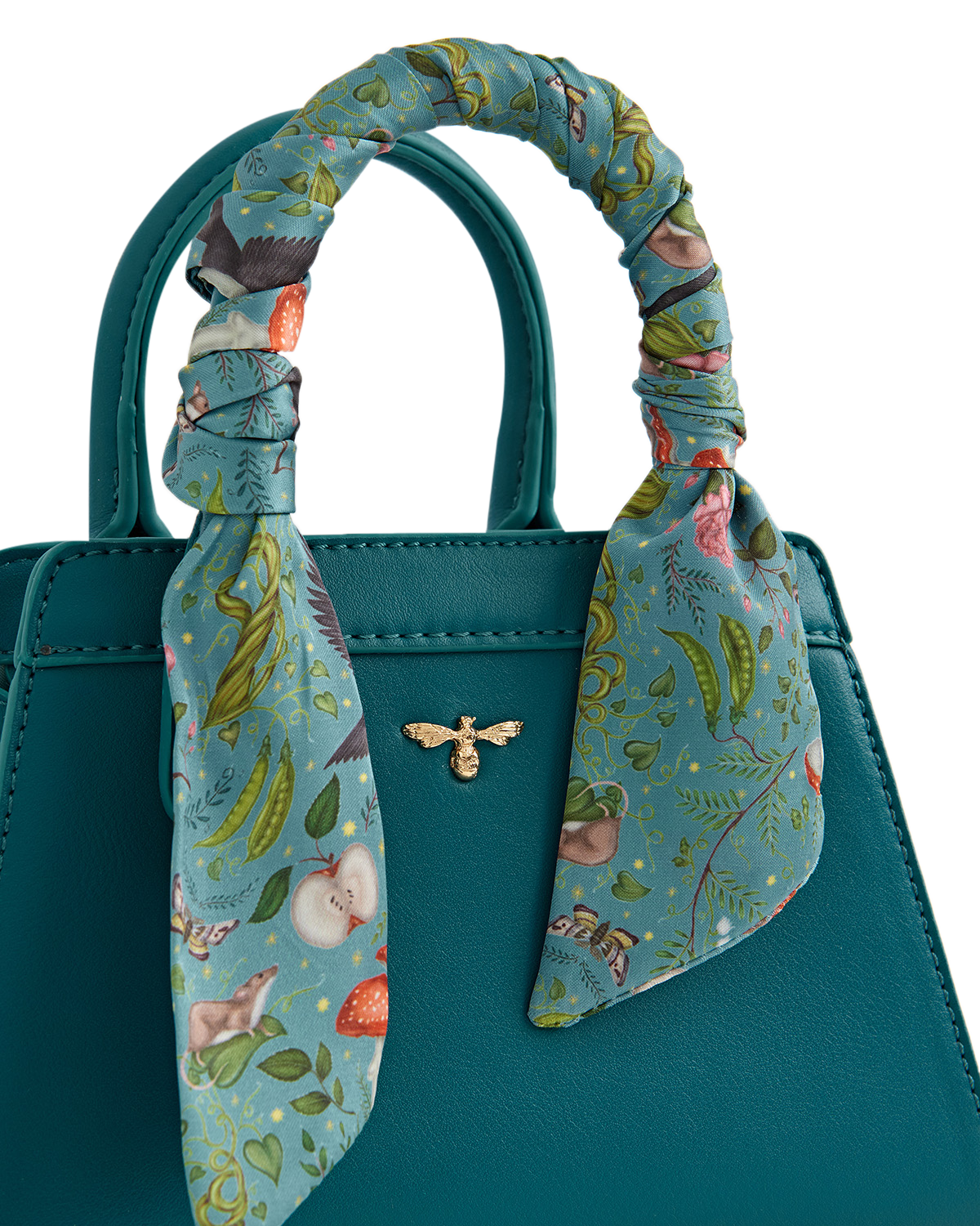 Bolso Tote Mini Into The Woods - Verde Azulado
