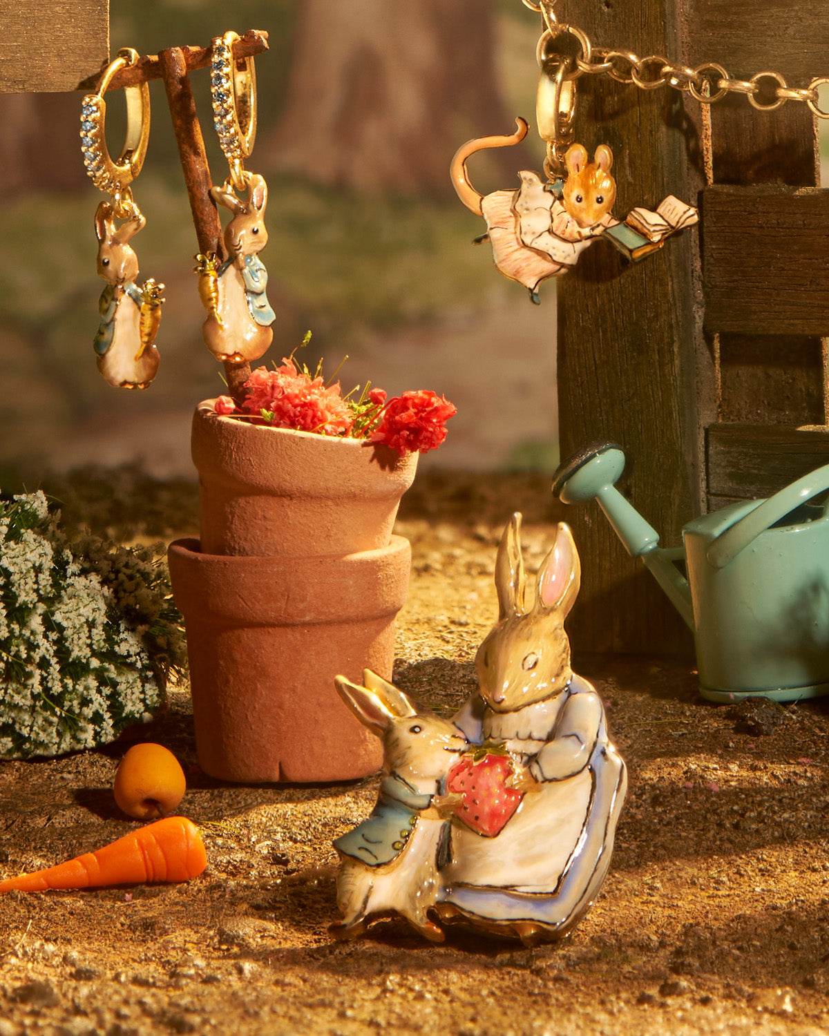 Broche Mrs Rabbit Fable England x Peter Rabbit