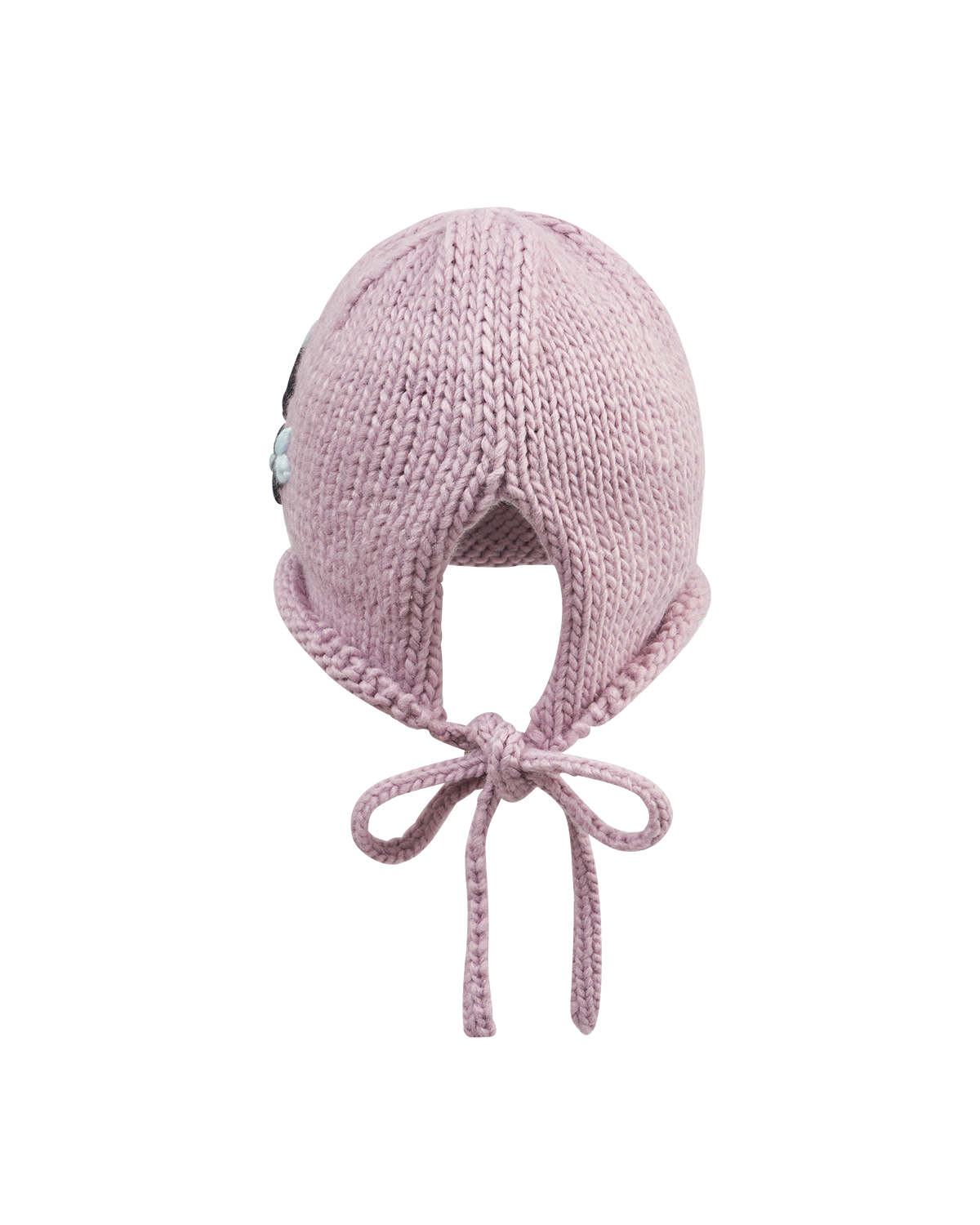 Bonnet Lilla Lavorato a Maglia Non Ti Scordar Di Me
