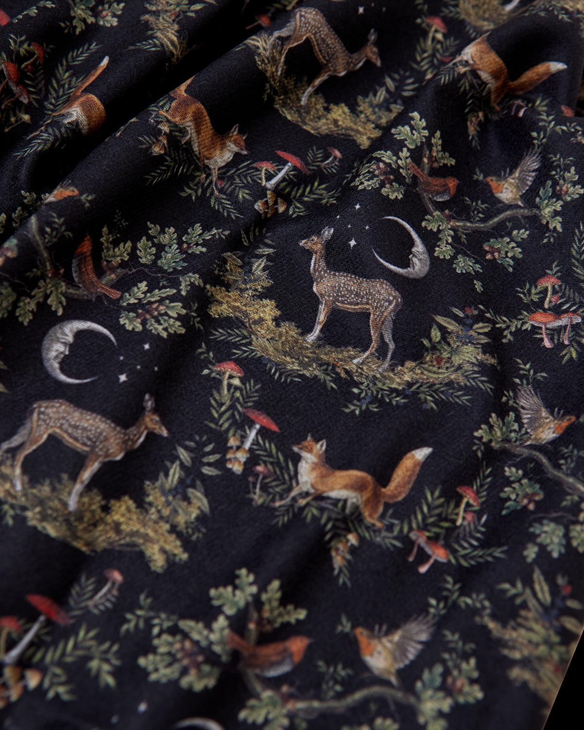 Bufanda A Night's Tale Woodland - Negro Medianoche